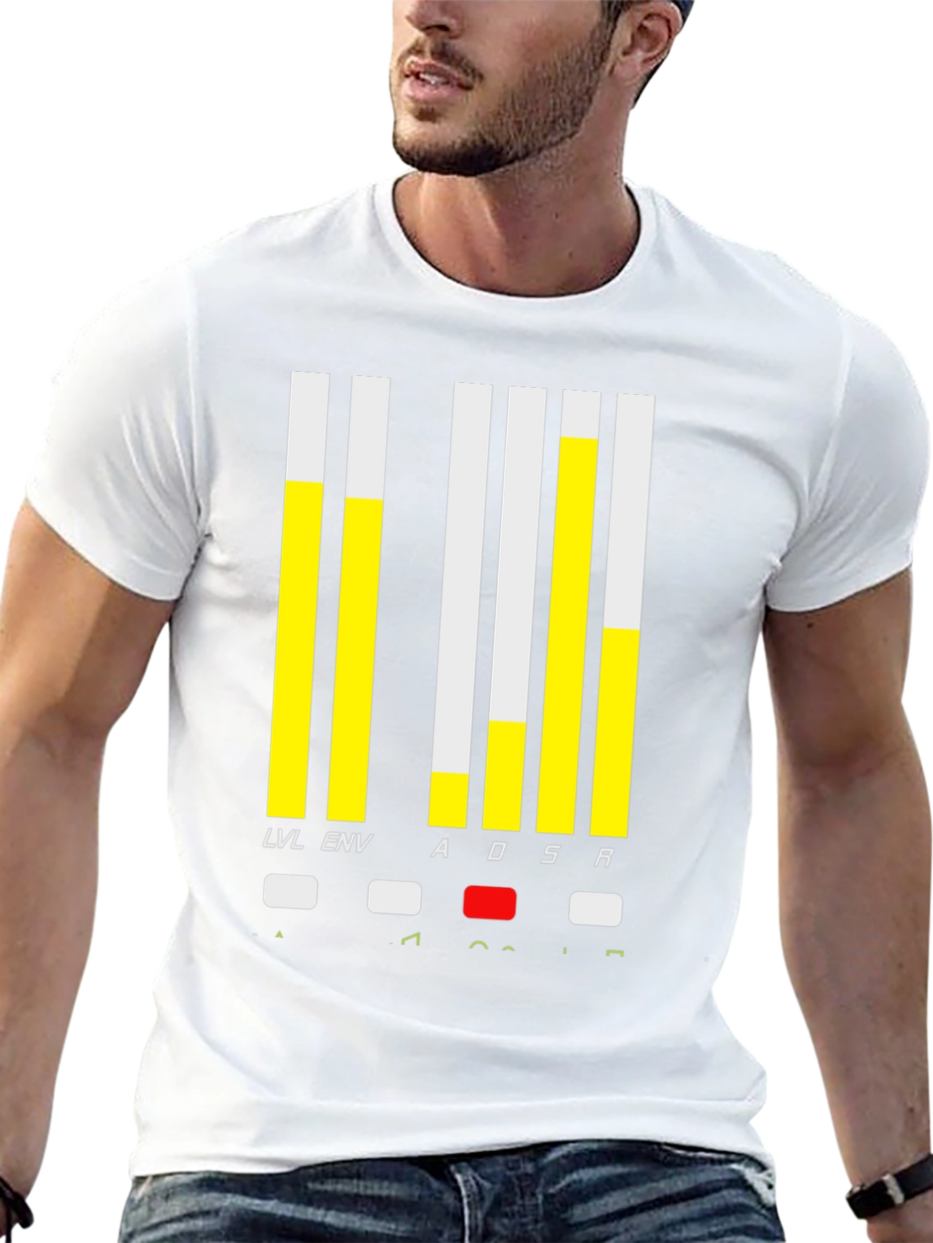 Synthesizer ADSR T-Shirt - Electronic Music Tee