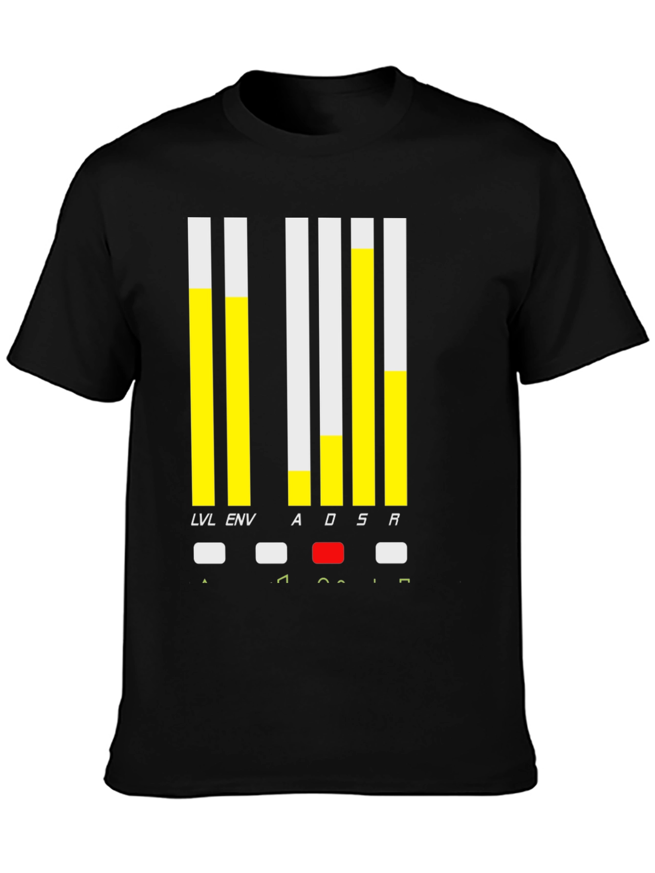 Synthesizer ADSR T-Shirt - Electronic Music Tee