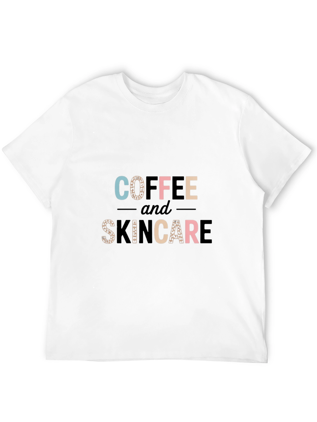 Coffee and Skincare Graphic T-Shirt