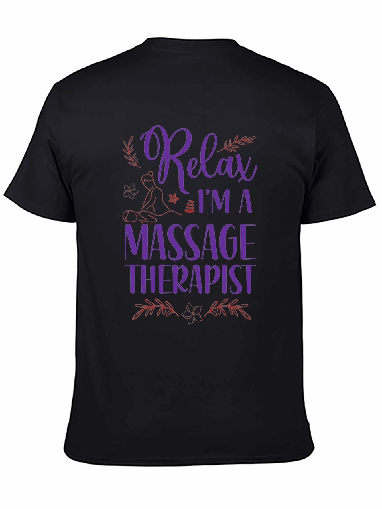 Relax Massage Therapist Graphic T-Shirt