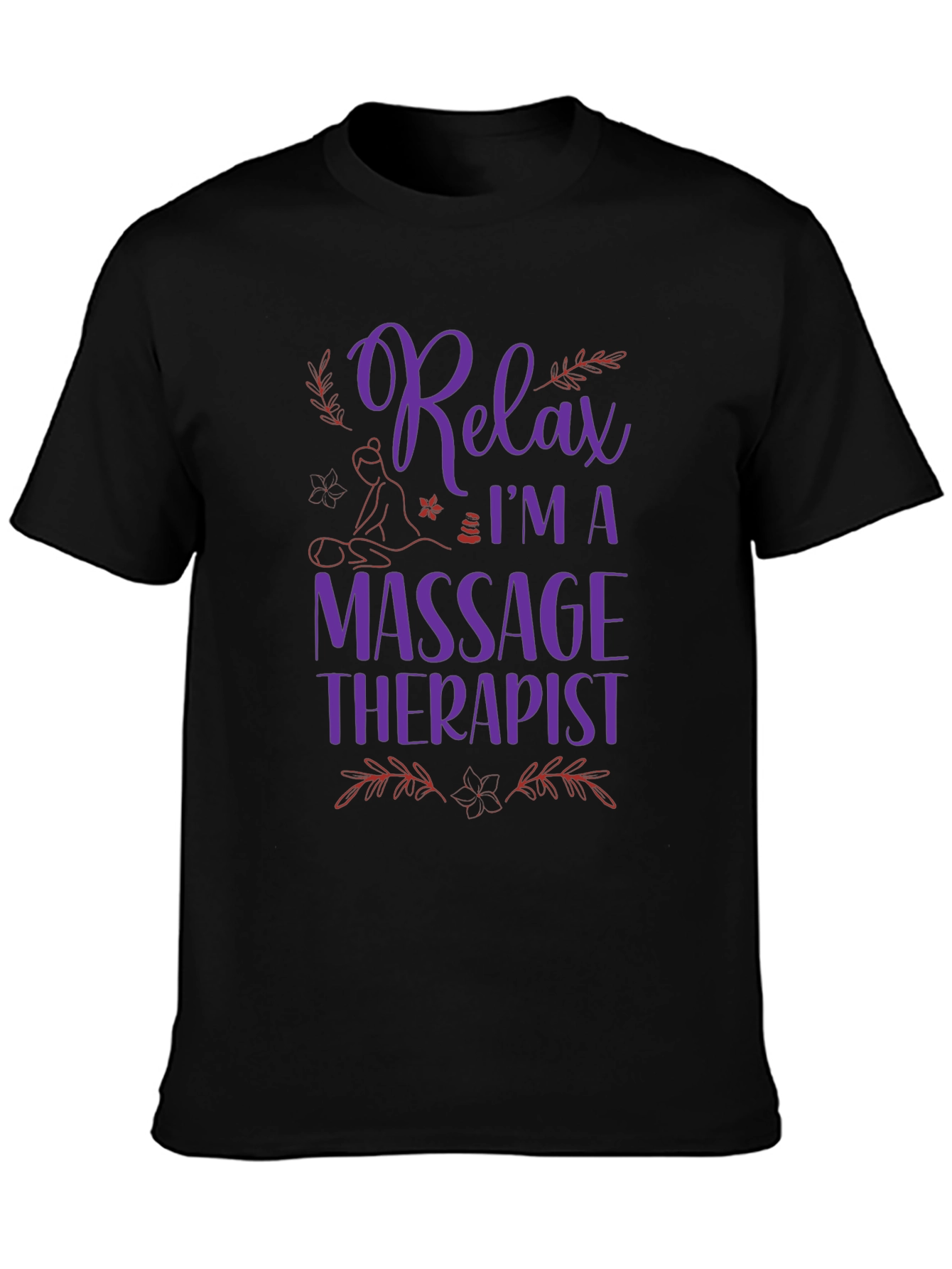 Relax Massage Therapist Graphic T-Shirt