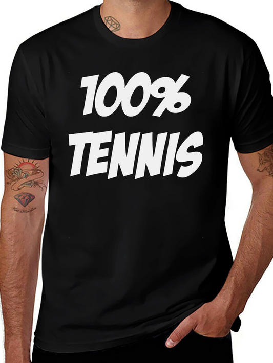 100% Tennis Graphic Tee