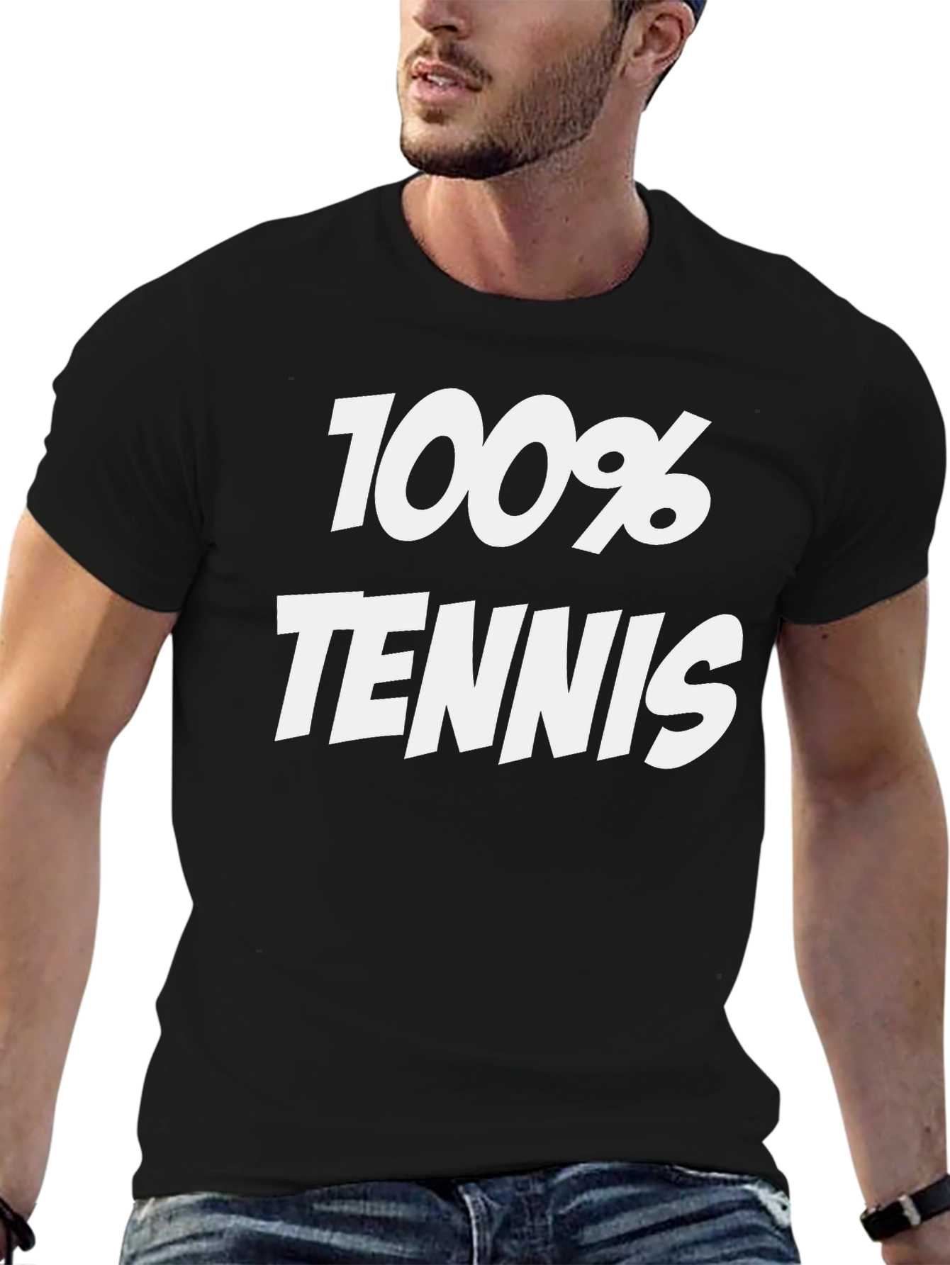 100% Tennis Graphic Tee