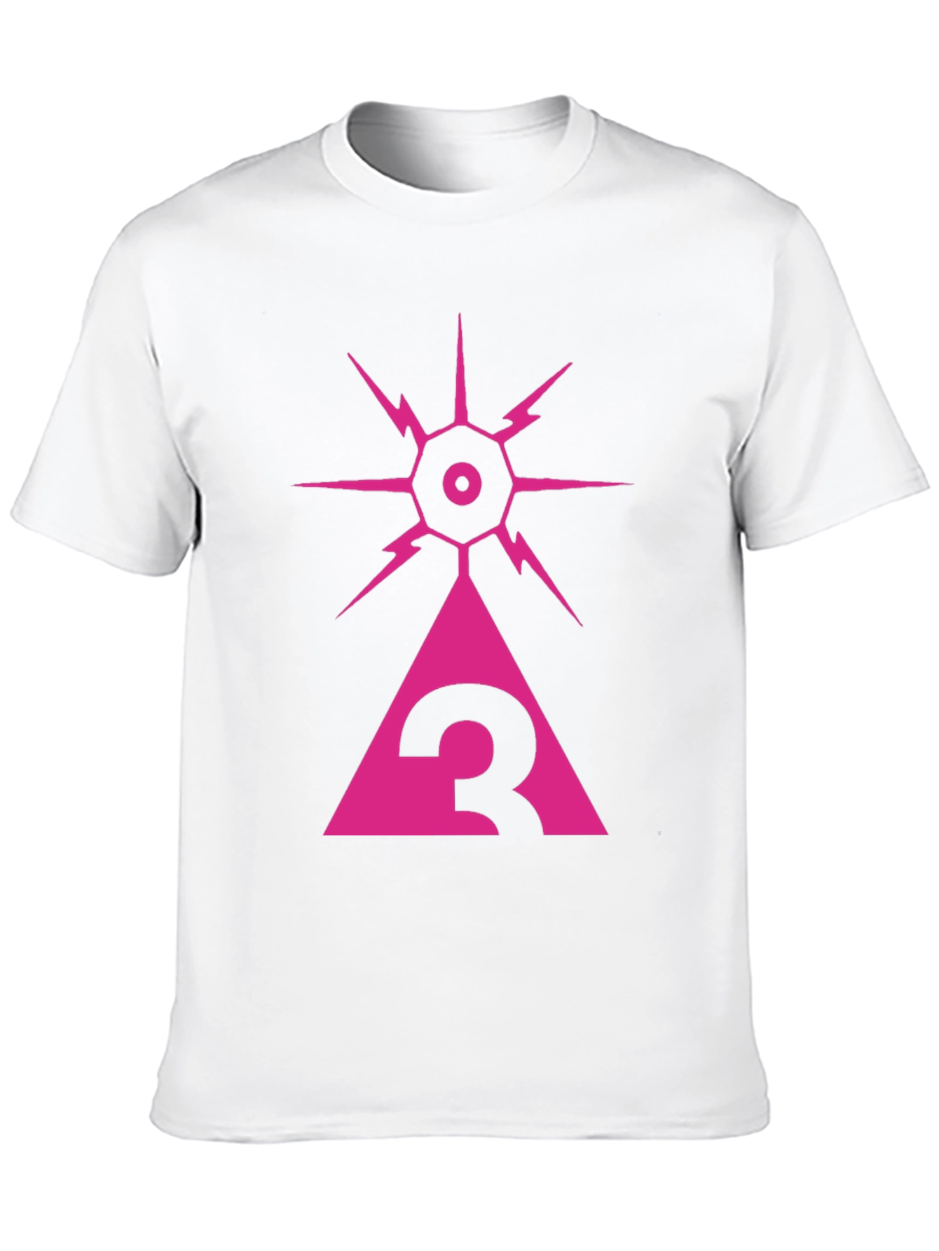 Eye of Providence Triangle Graphic Tee - Black