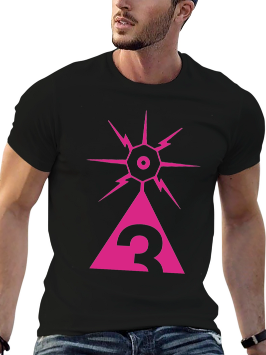 Eye of Providence Triangle Graphic Tee - Black