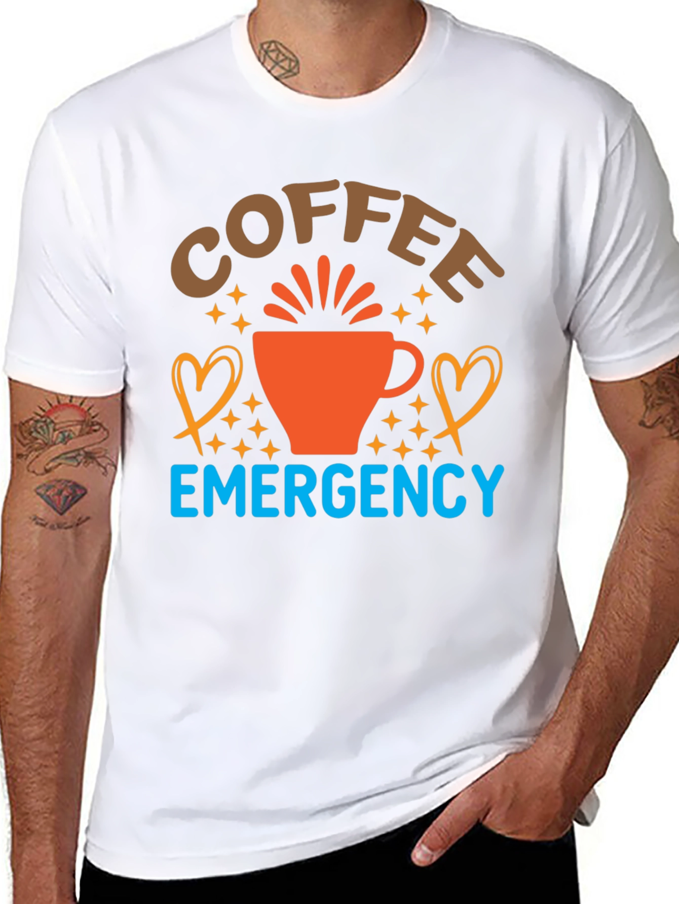 Coffee Emergency Graphic T-Shirt