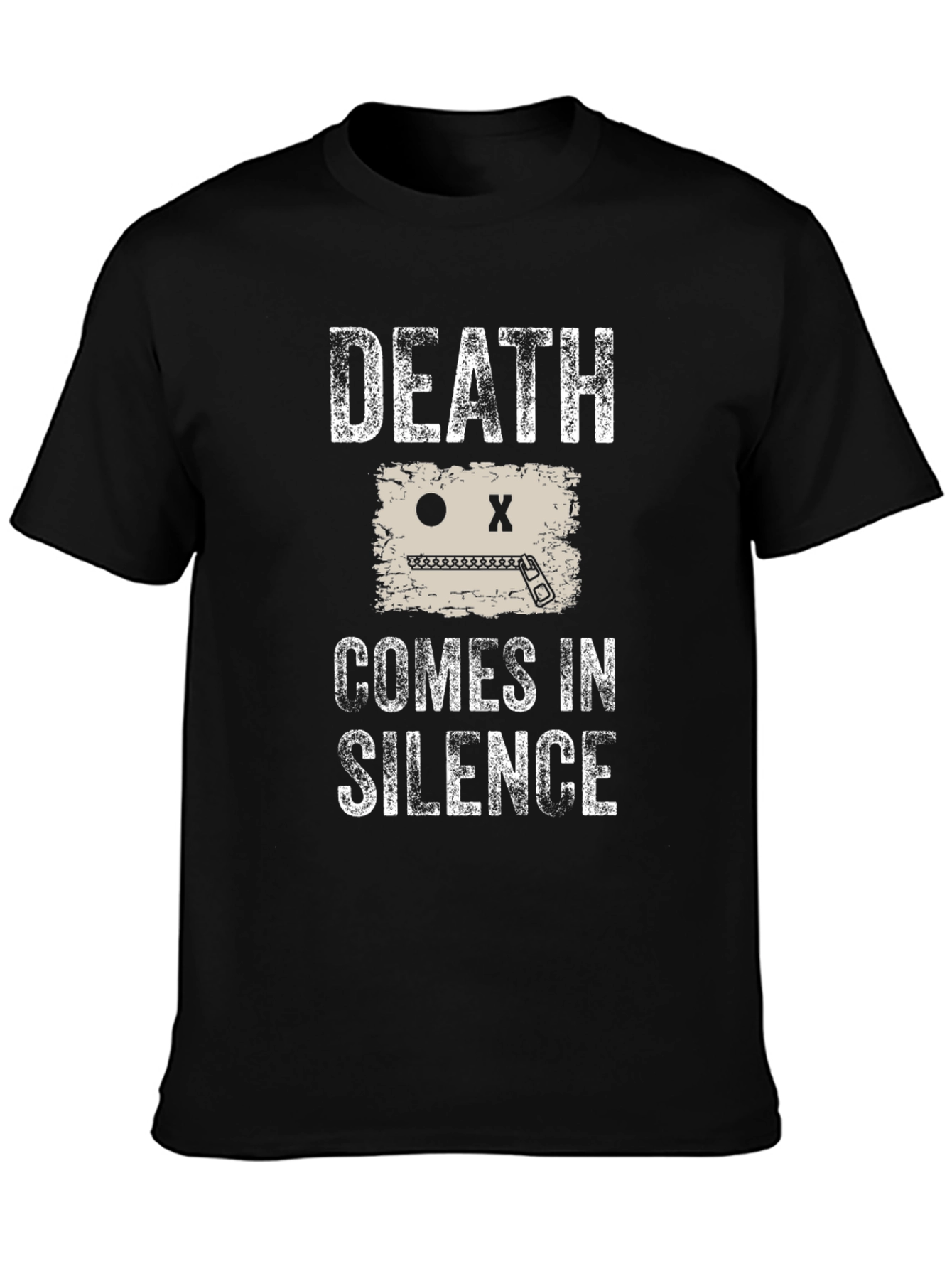 Death Comes In Silence T-Shirt - Graphic Tee