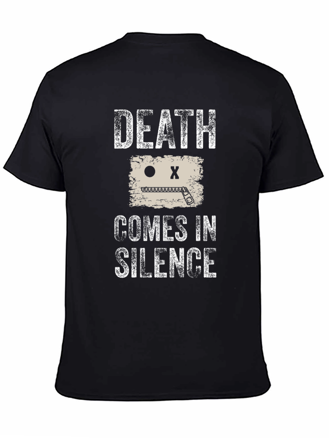 Death Comes In Silence T-Shirt - Graphic Tee