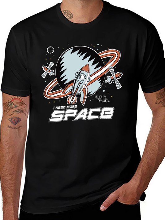 I Need More Space Graphic T-Shirt - Outer Space Design