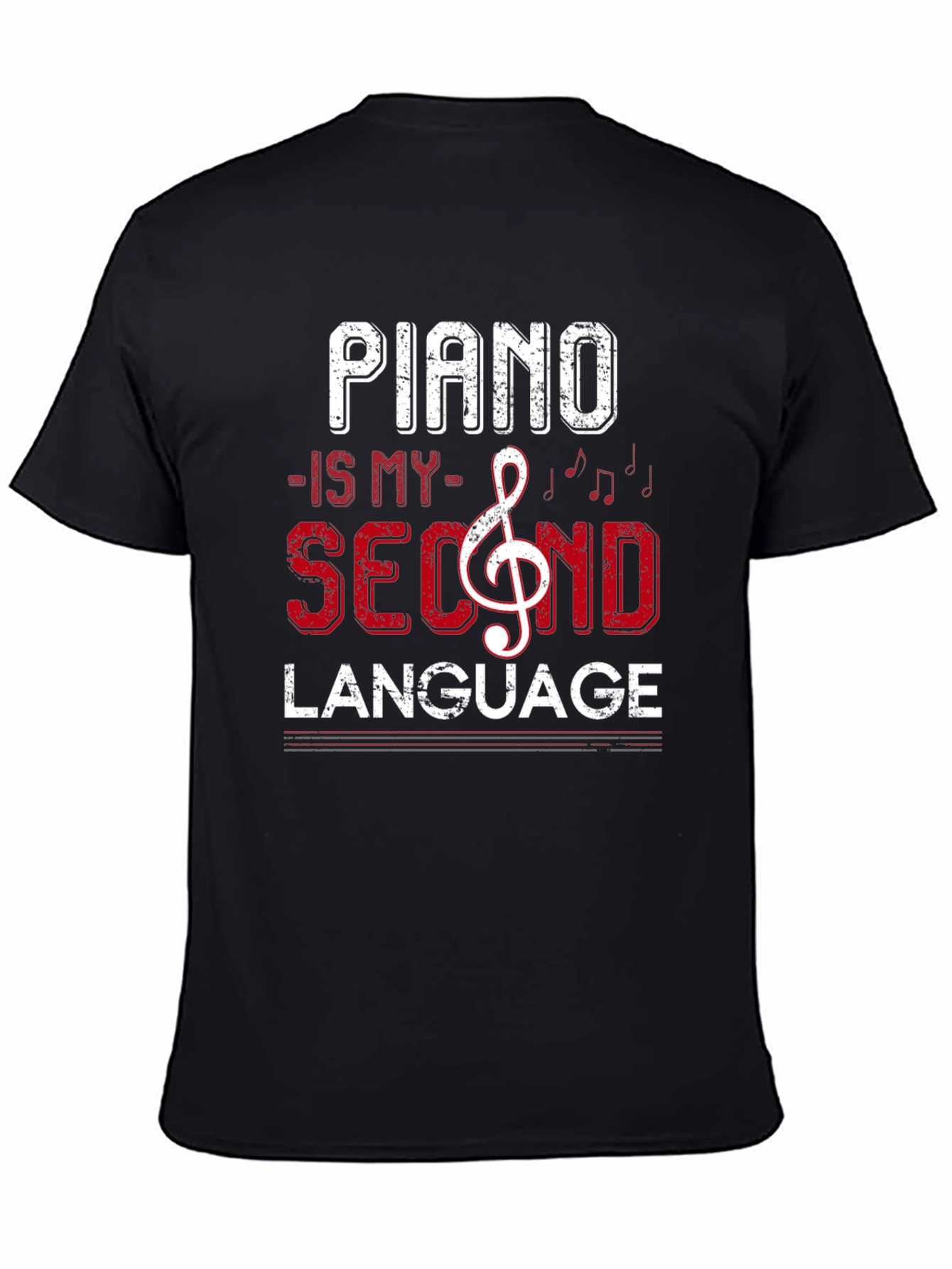 Piano Is My Second Language T-Shirt