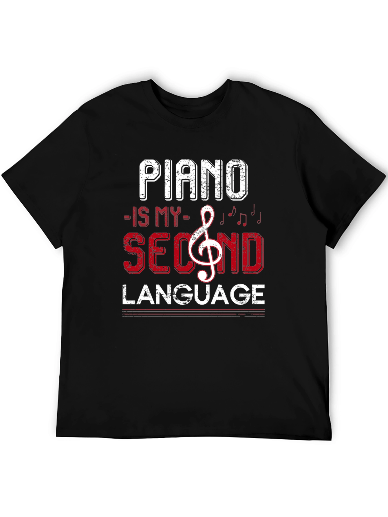 Piano Is My Second Language T-Shirt