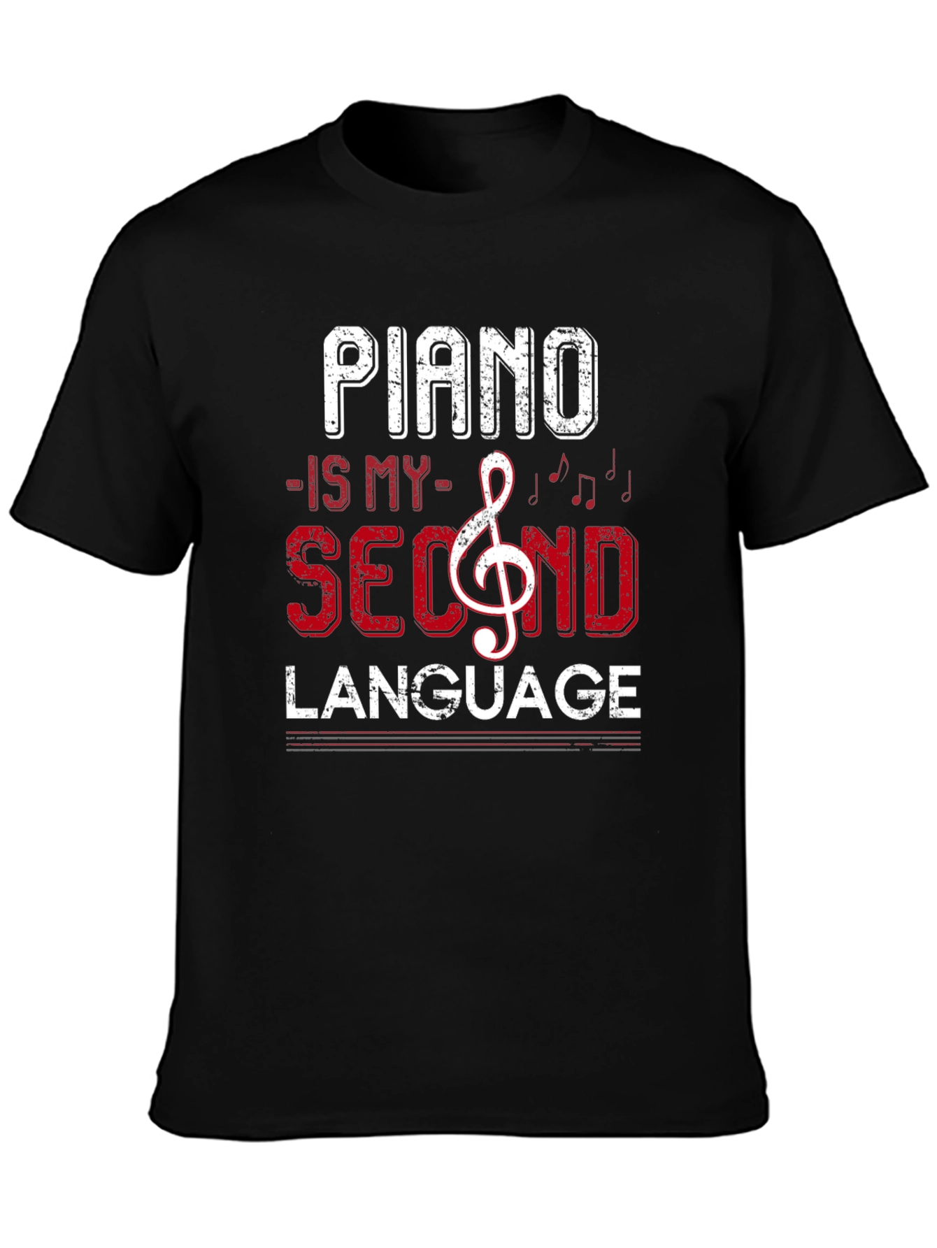 Piano Is My Second Language T-Shirt