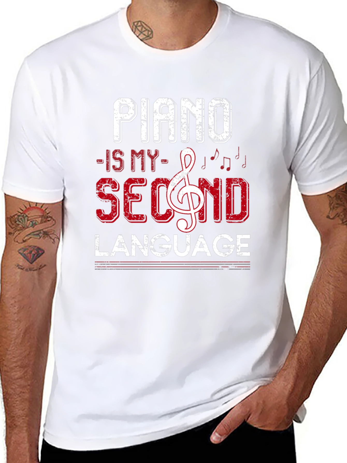 Piano Is My Second Language T-Shirt