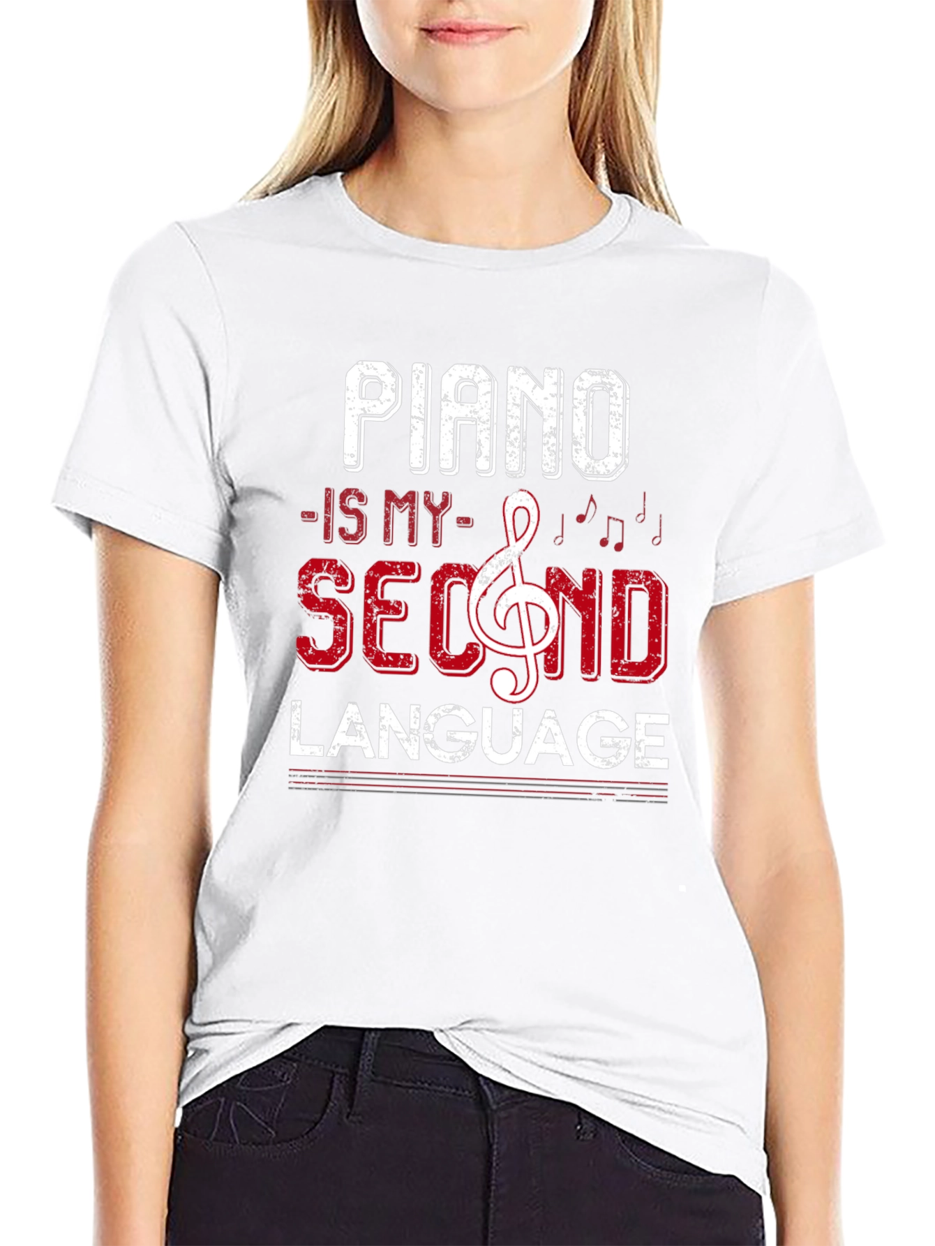 Piano Is My Second Language T-Shirt