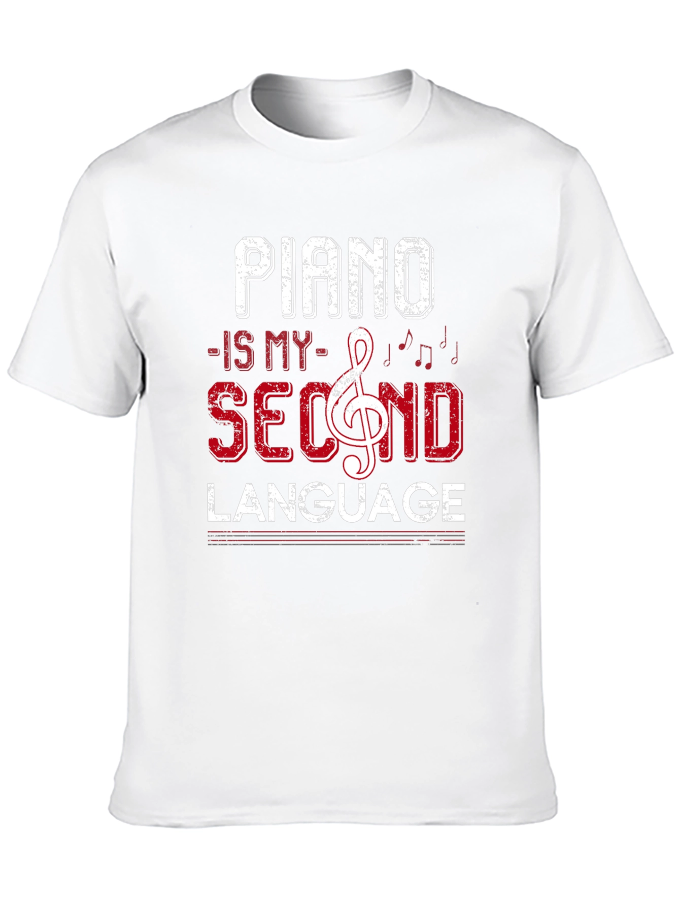 Piano Is My Second Language T-Shirt