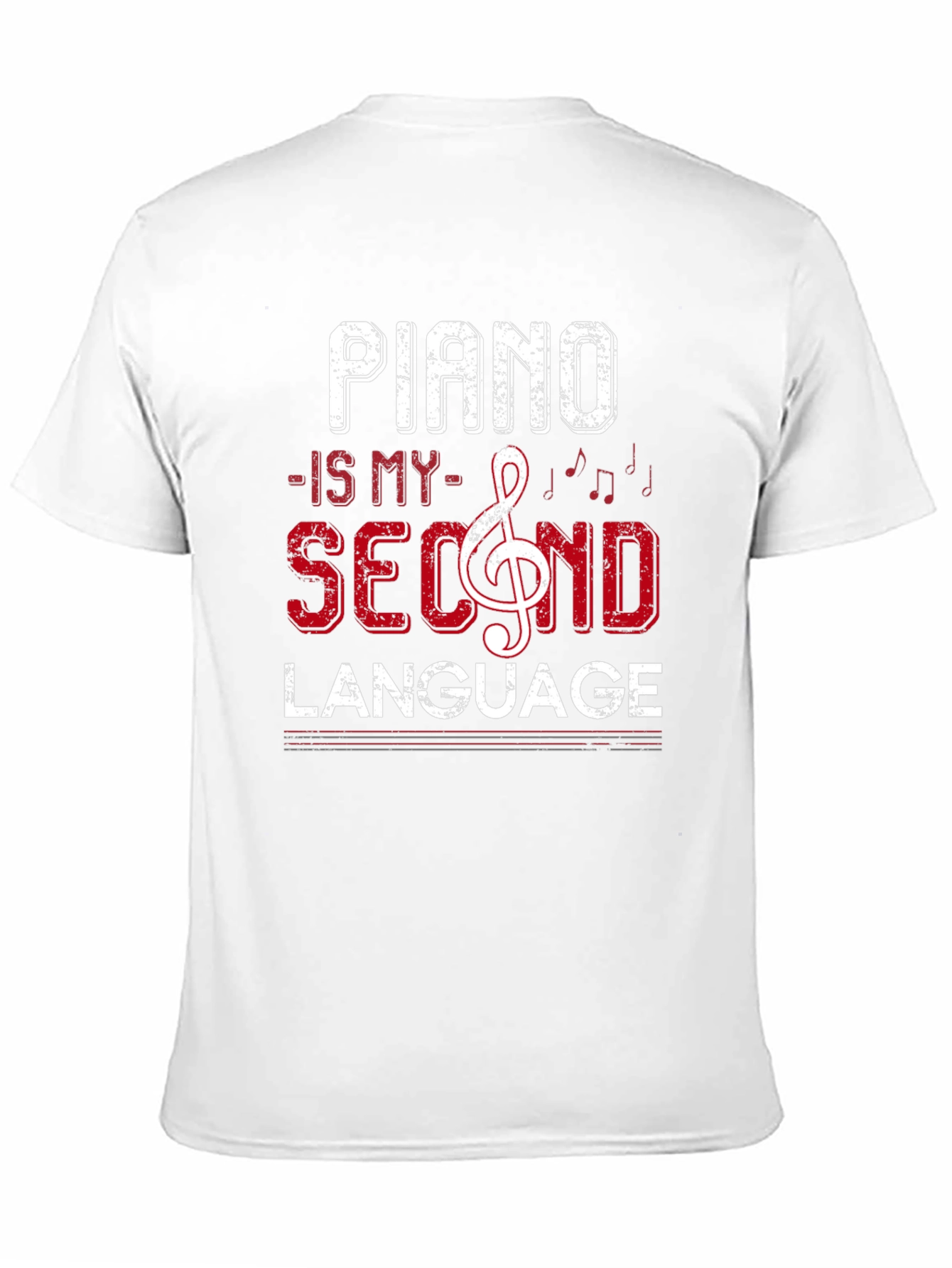 Piano Is My Second Language T-Shirt