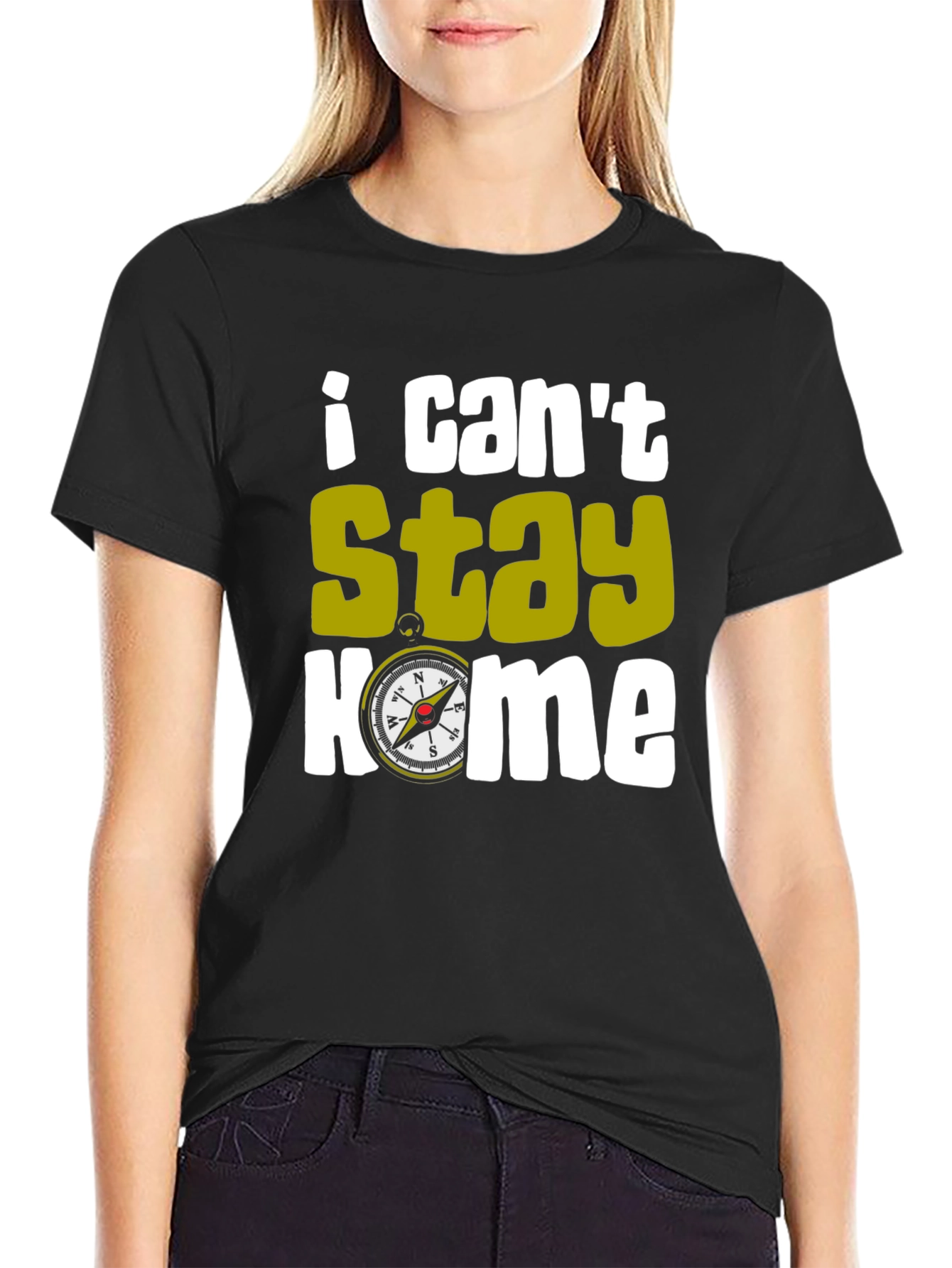 I Cant Stay Home Compass T-Shirt