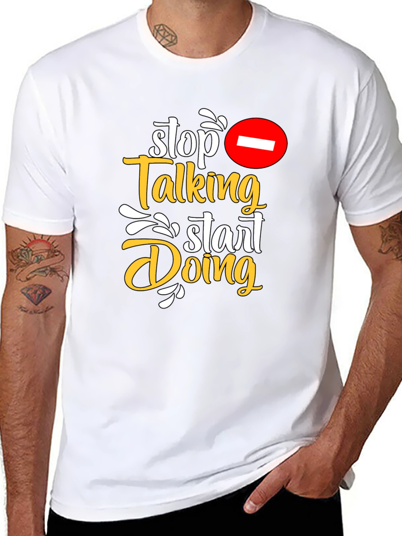 Stop Talking Start Doing Graphic Tee