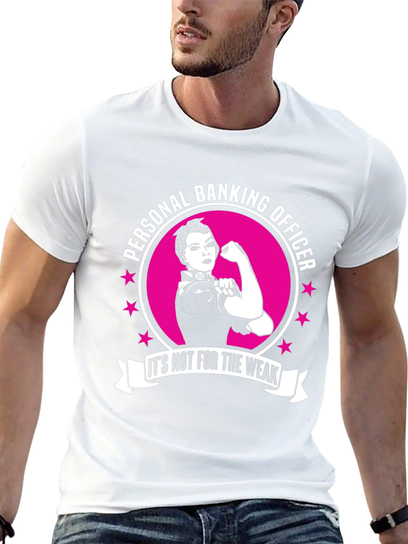 Personal Banking Officer T-Shirt - Strong Woman Design