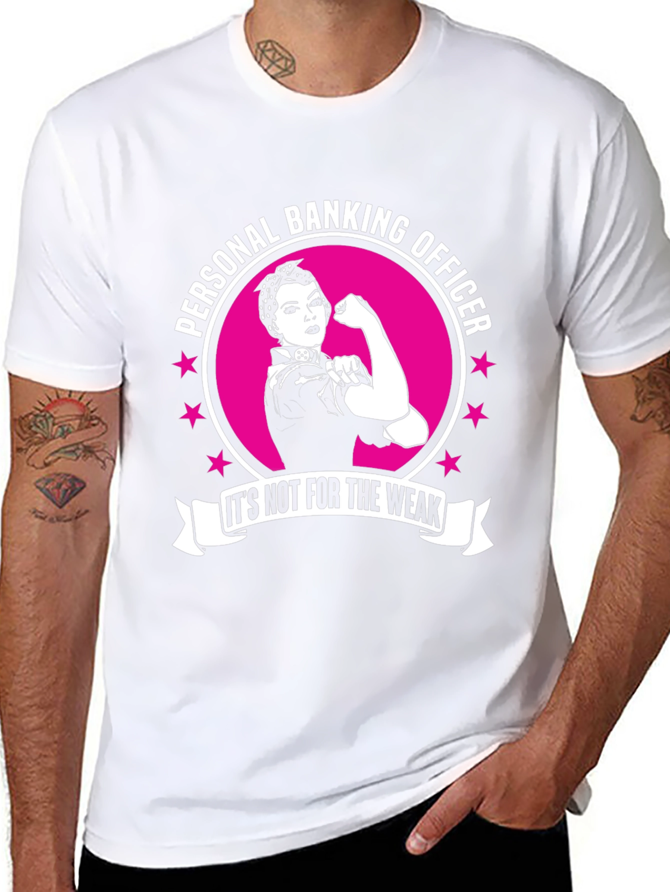 Personal Banking Officer T-Shirt - Strong Woman Design