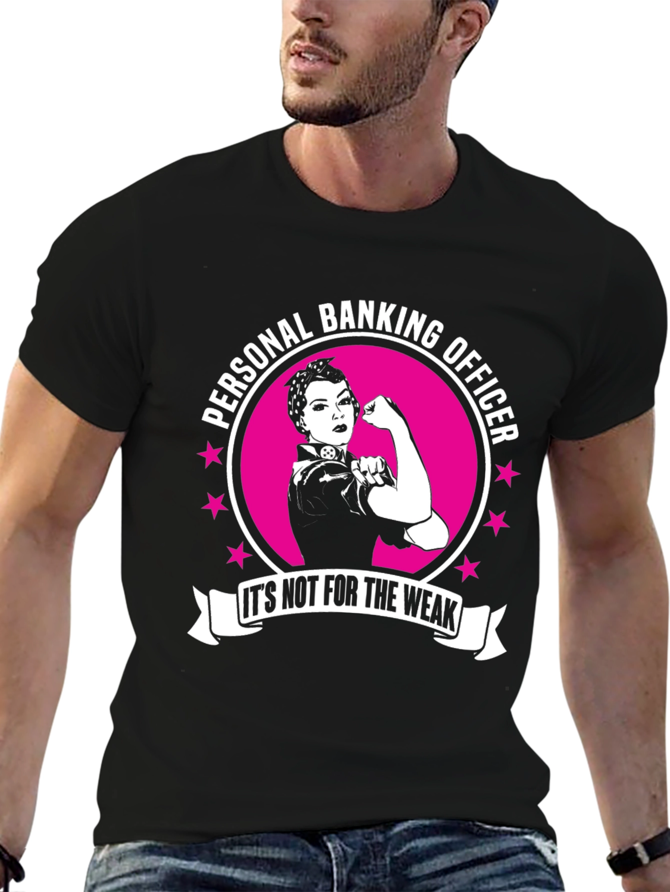 Personal Banking Officer T-Shirt - Strong Woman Design