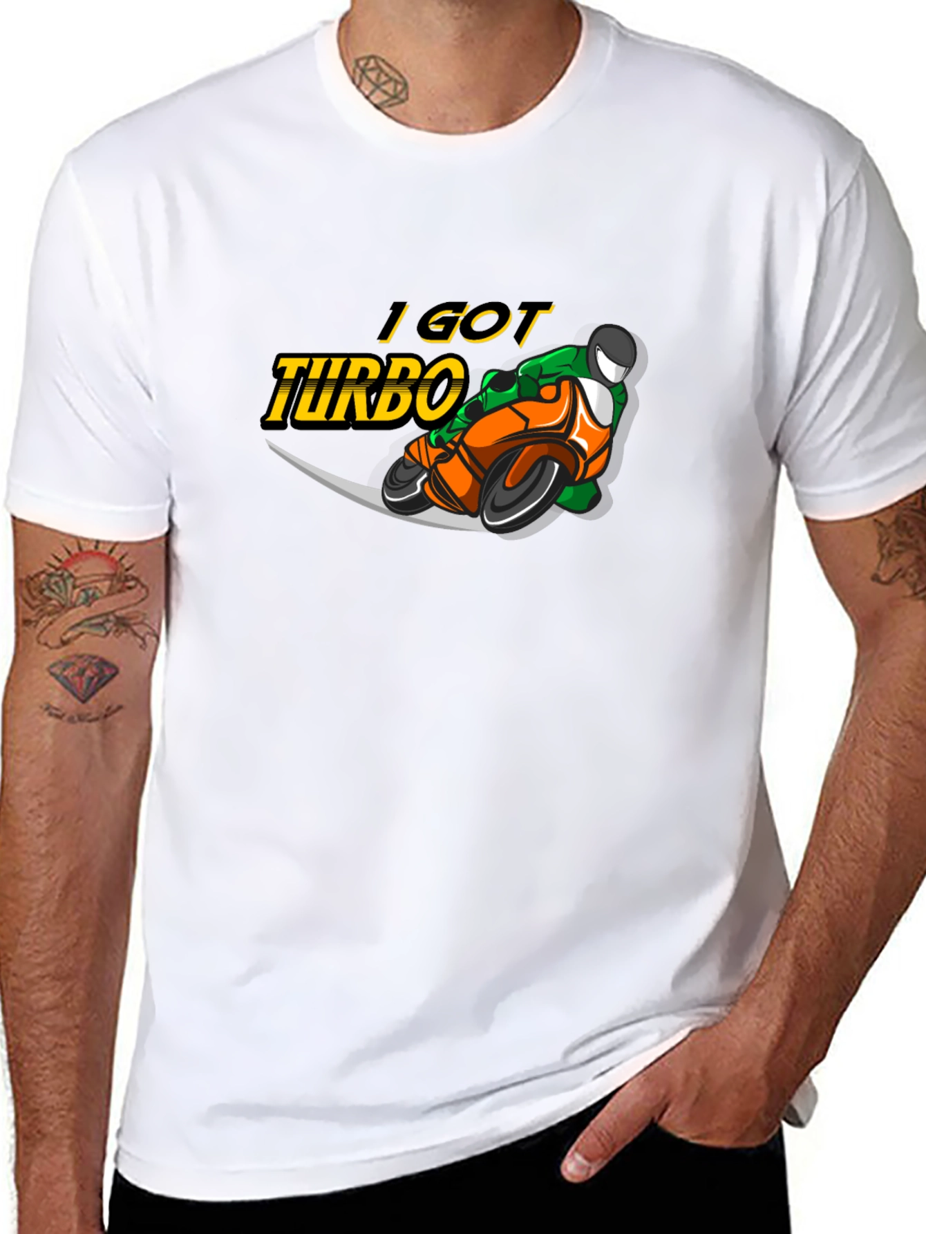 I Got Turbo T-Shirt - Motorcycle Design
