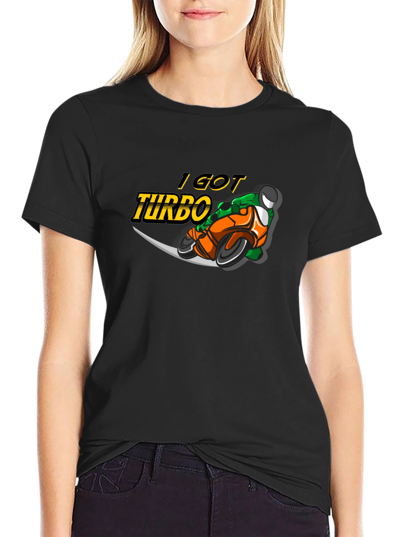 I Got Turbo T-Shirt - Motorcycle Design