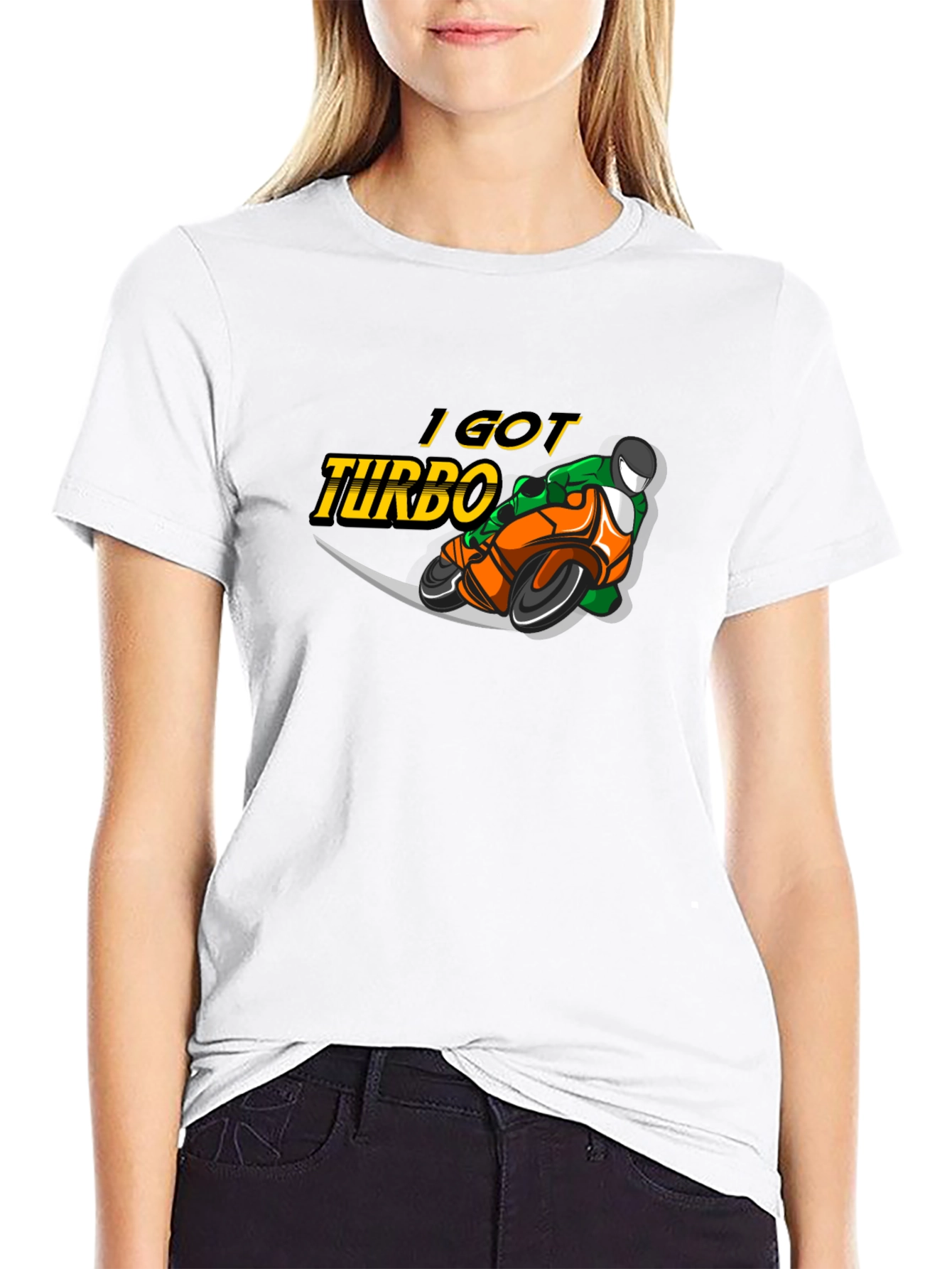 I Got Turbo T-Shirt - Motorcycle Design