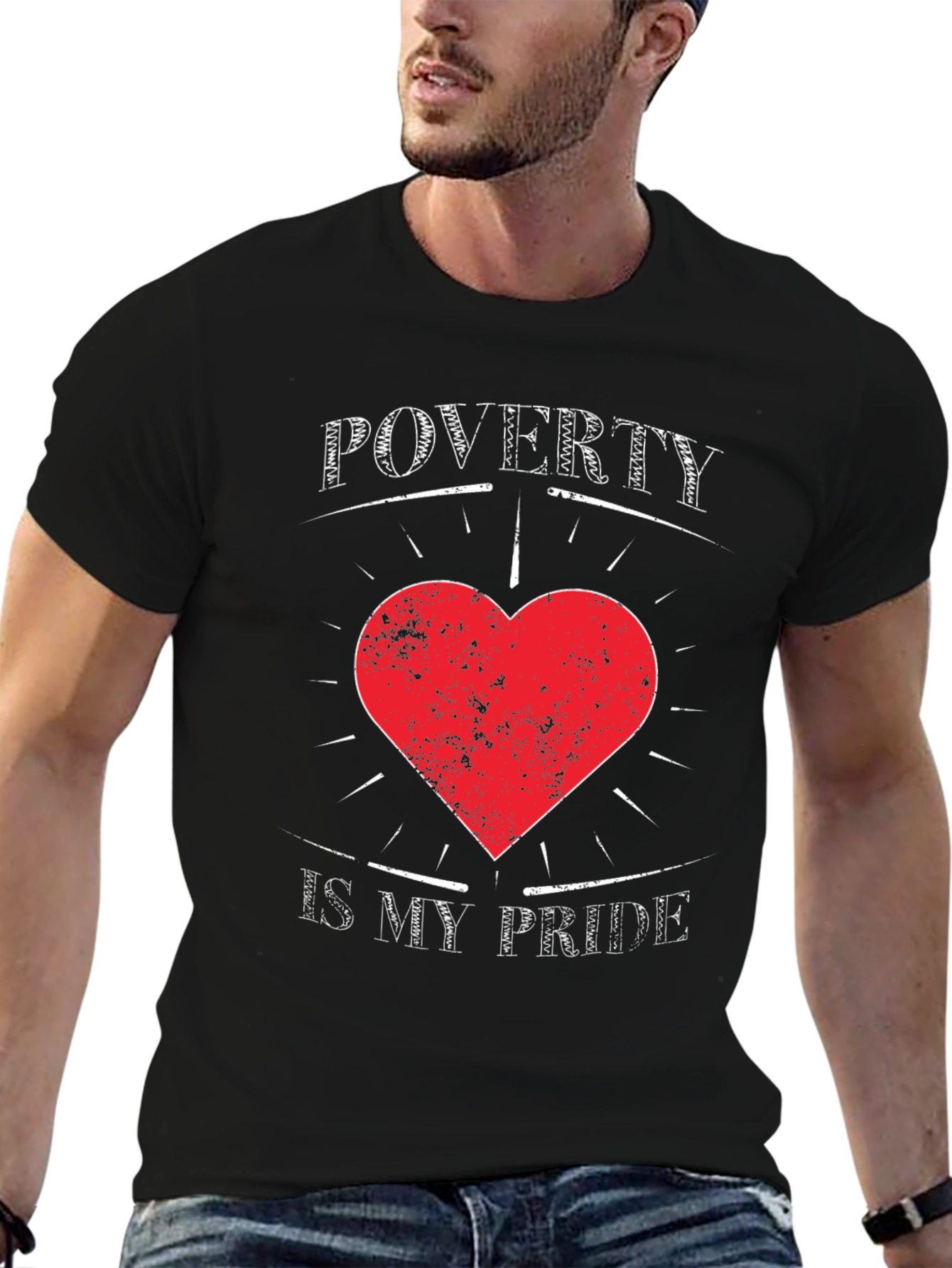 Poverty Pride T-Shirt - Edgy Graphic Tee