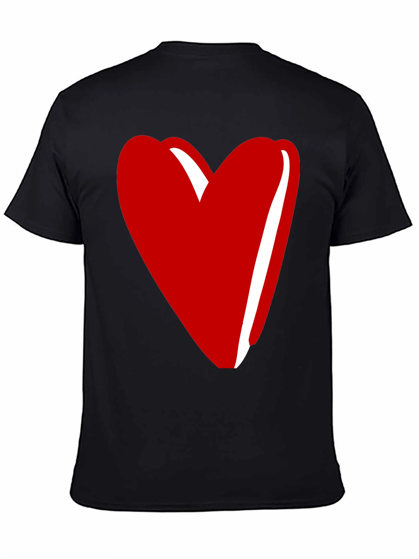 Heart Graphic Tee - Stylish Unisex Crew Neck T-Shirt