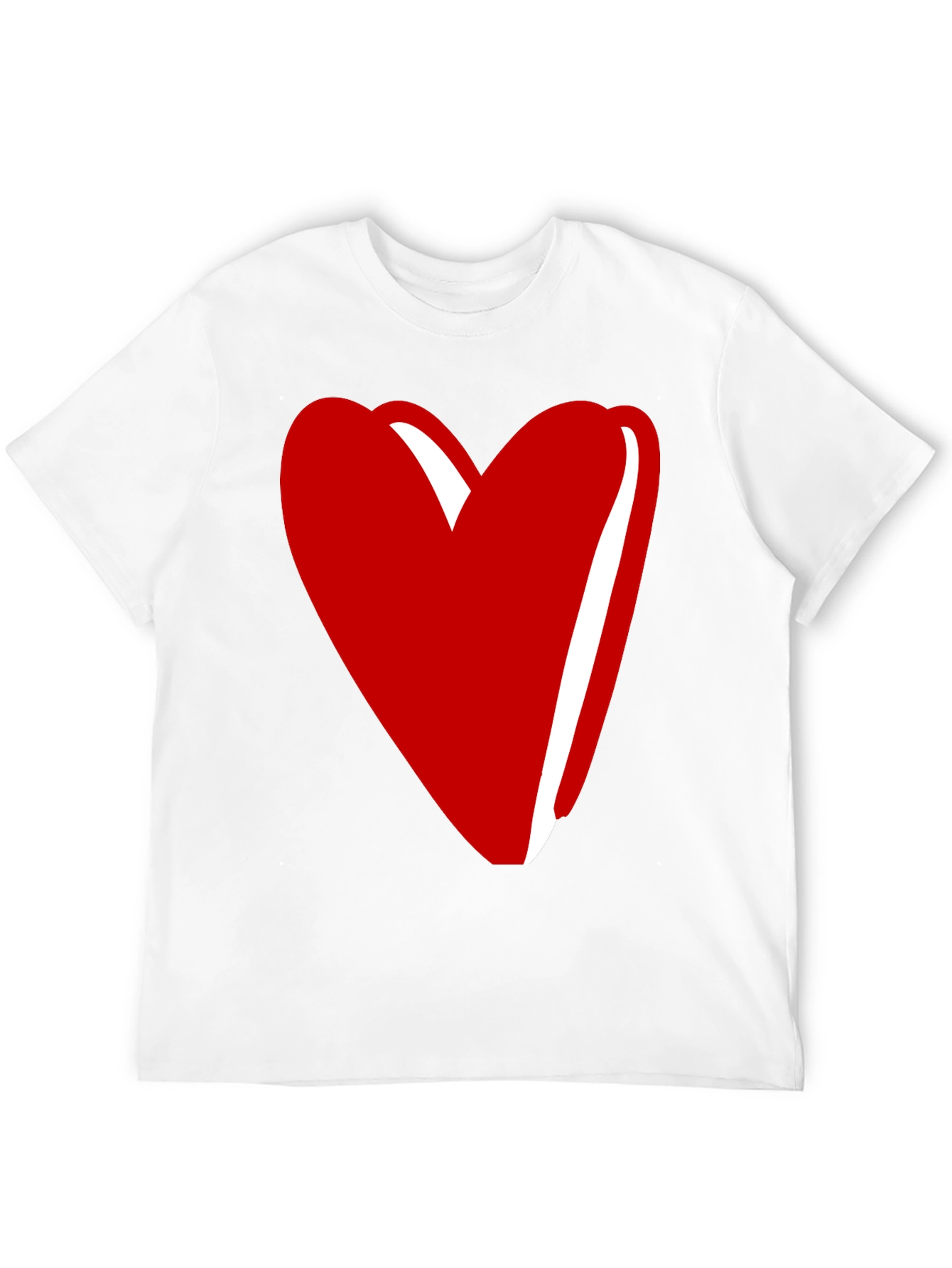 Heart Graphic Tee - Stylish Unisex Crew Neck T-Shirt