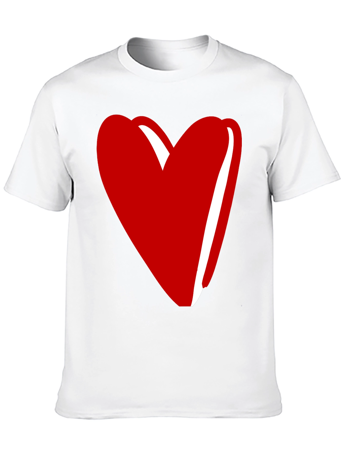 Heart Graphic Tee - Stylish Unisex Crew Neck T-Shirt