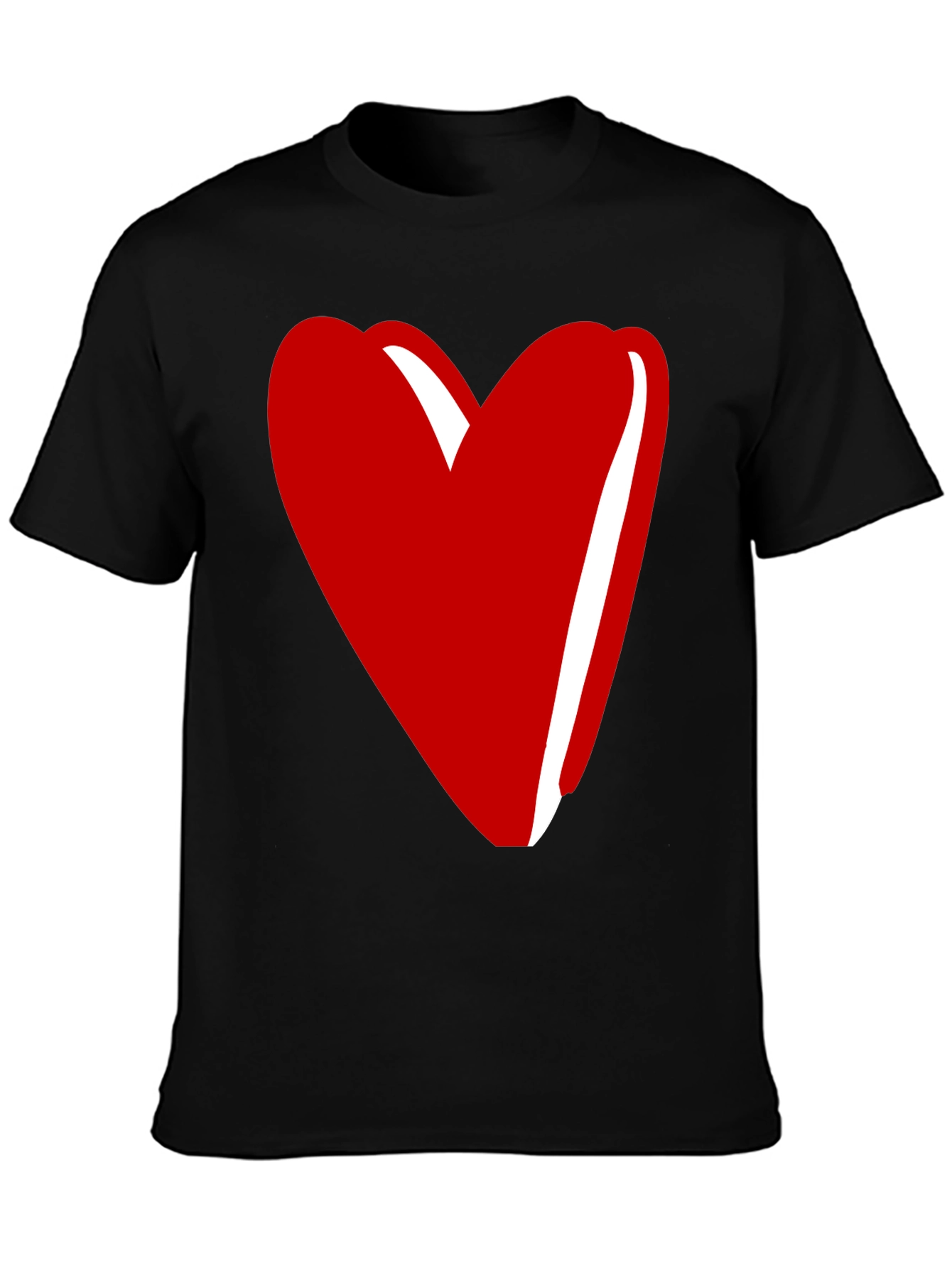 Heart Graphic Tee - Stylish Unisex Crew Neck T-Shirt