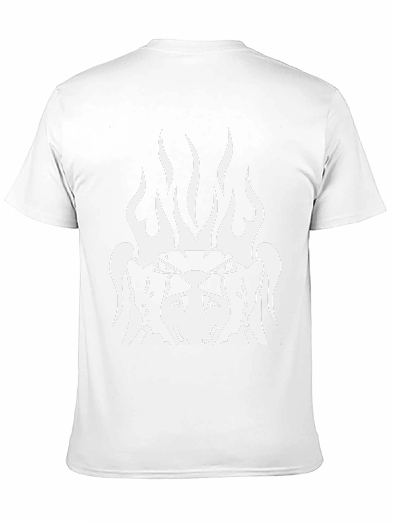 Fiery Beast Graphic Tee - Black