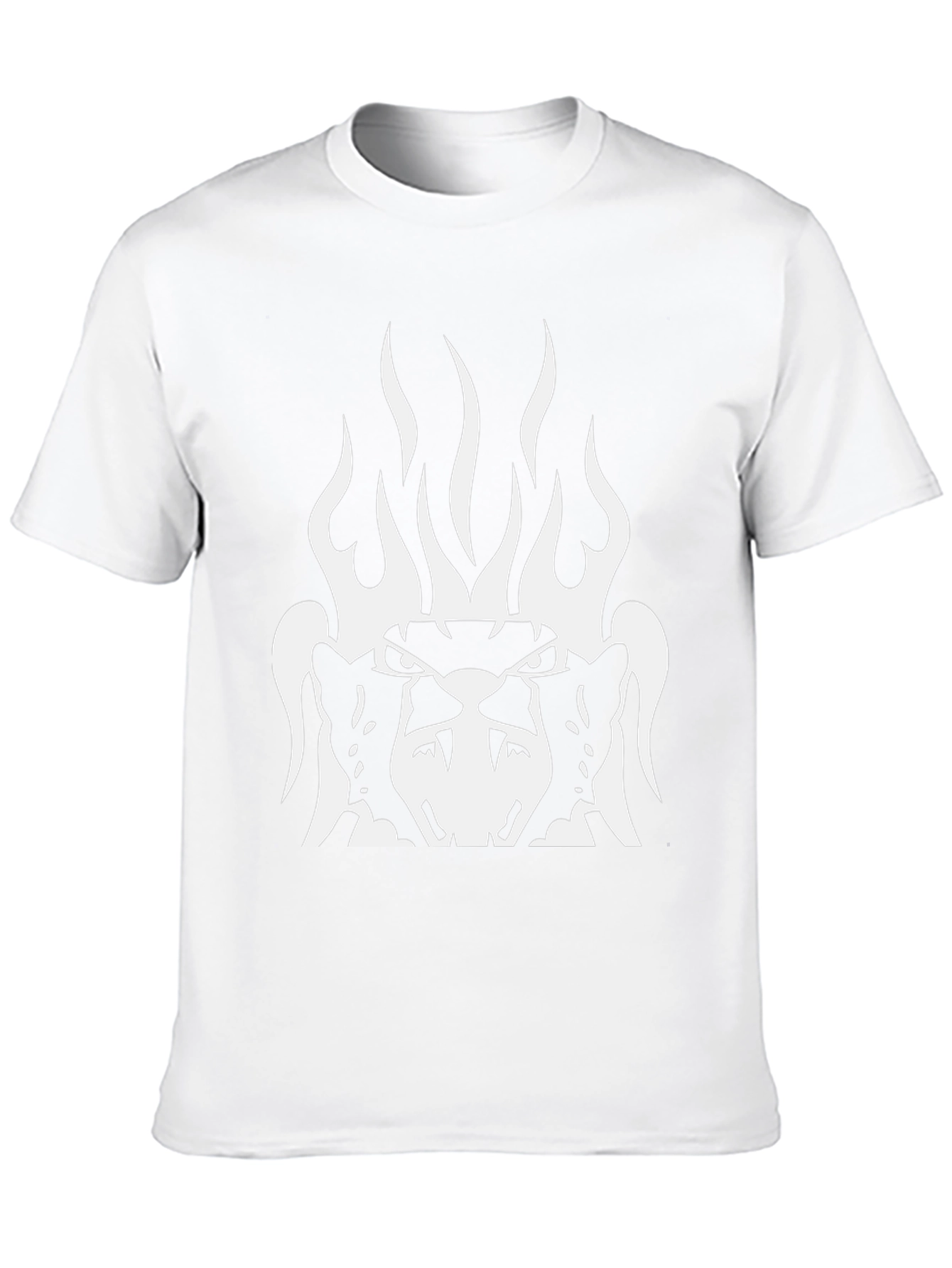 Fiery Beast Graphic Tee - Black
