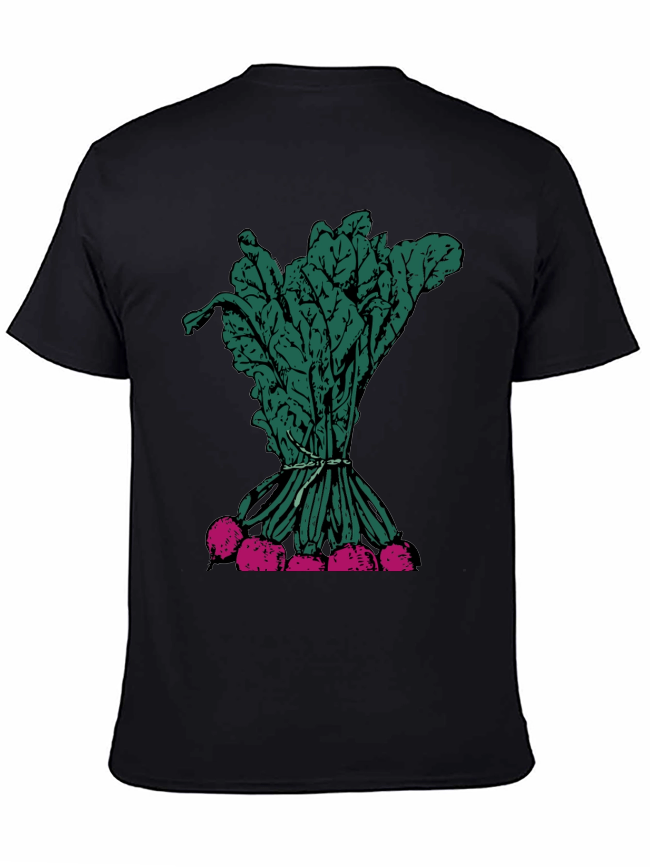 Radish Graphic Tee - Fresh Vegetable Print