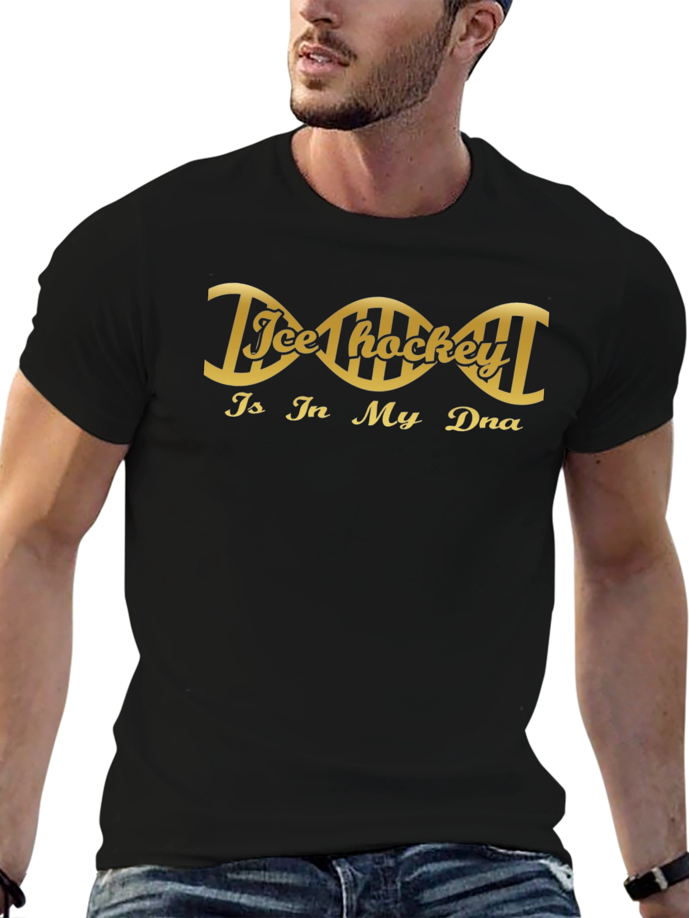Ice Hockey is in My DNA Graphic Tee