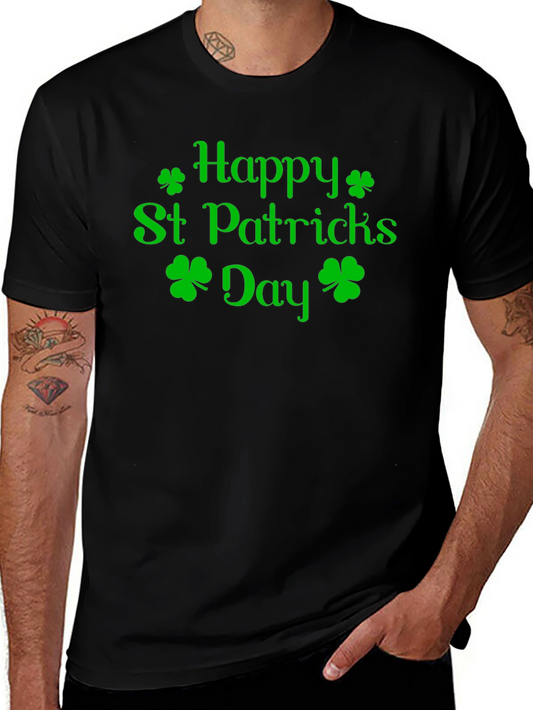 Happy St. Patricks Day Green Shamrock T-Shirt