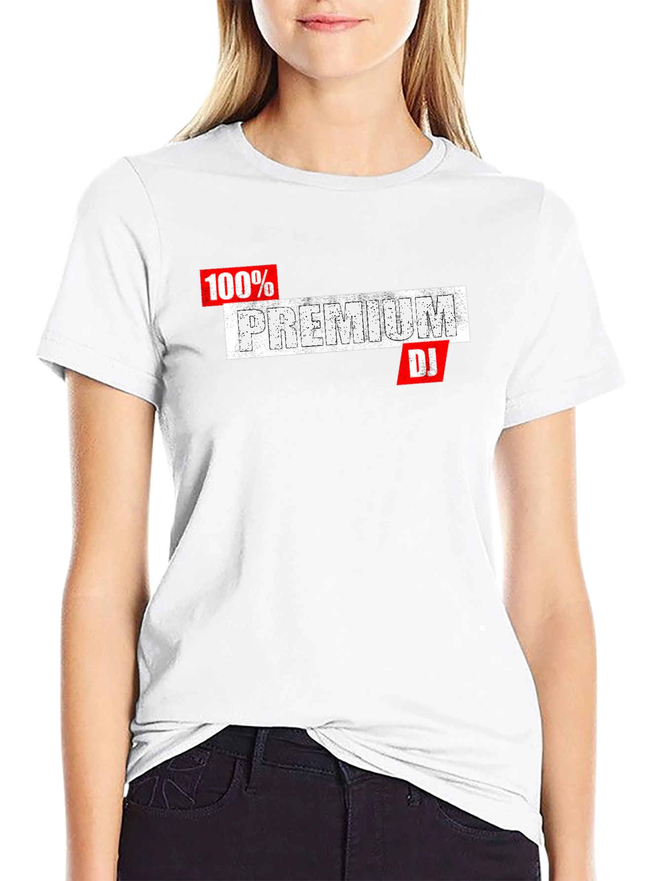 Premium DJ Graphic Tee - Black Cotton T-Shirt