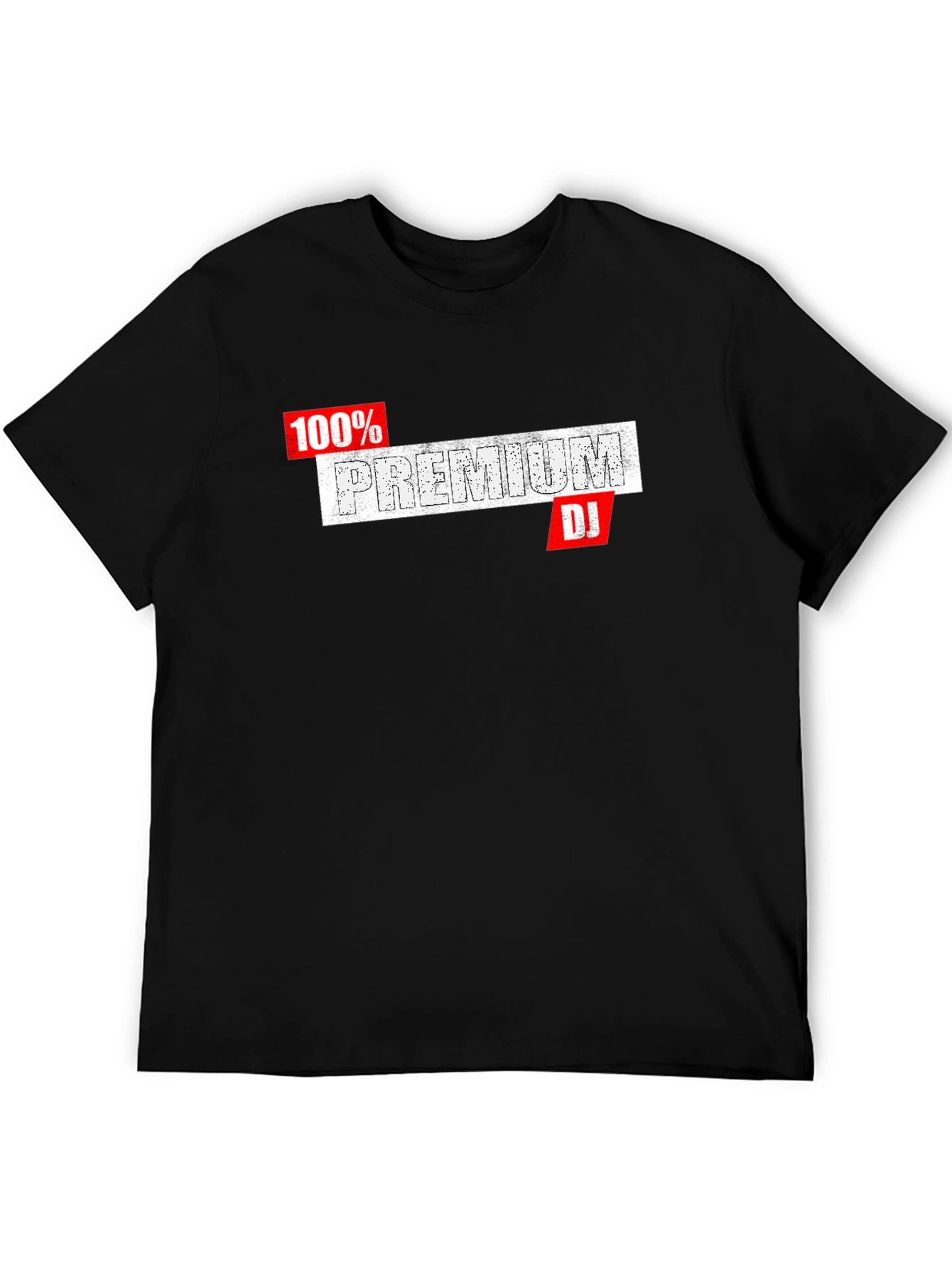 Premium DJ Graphic Tee - Black Cotton T-Shirt