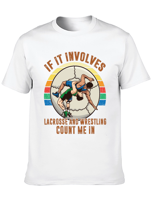 Lacrosse Wrestling T-Shirt - Count Me In!