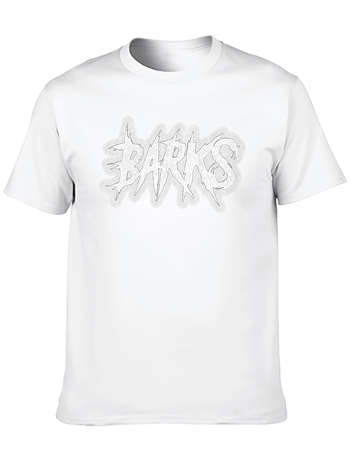 Graphic Print Black Crew Neck T-Shirt