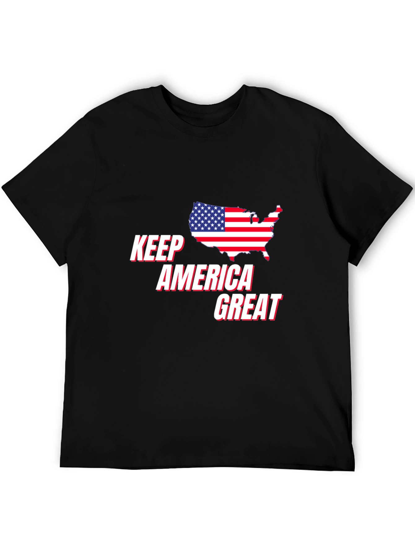 Keep America Great T-Shirt Patriotic USA Flag Graphic Tee