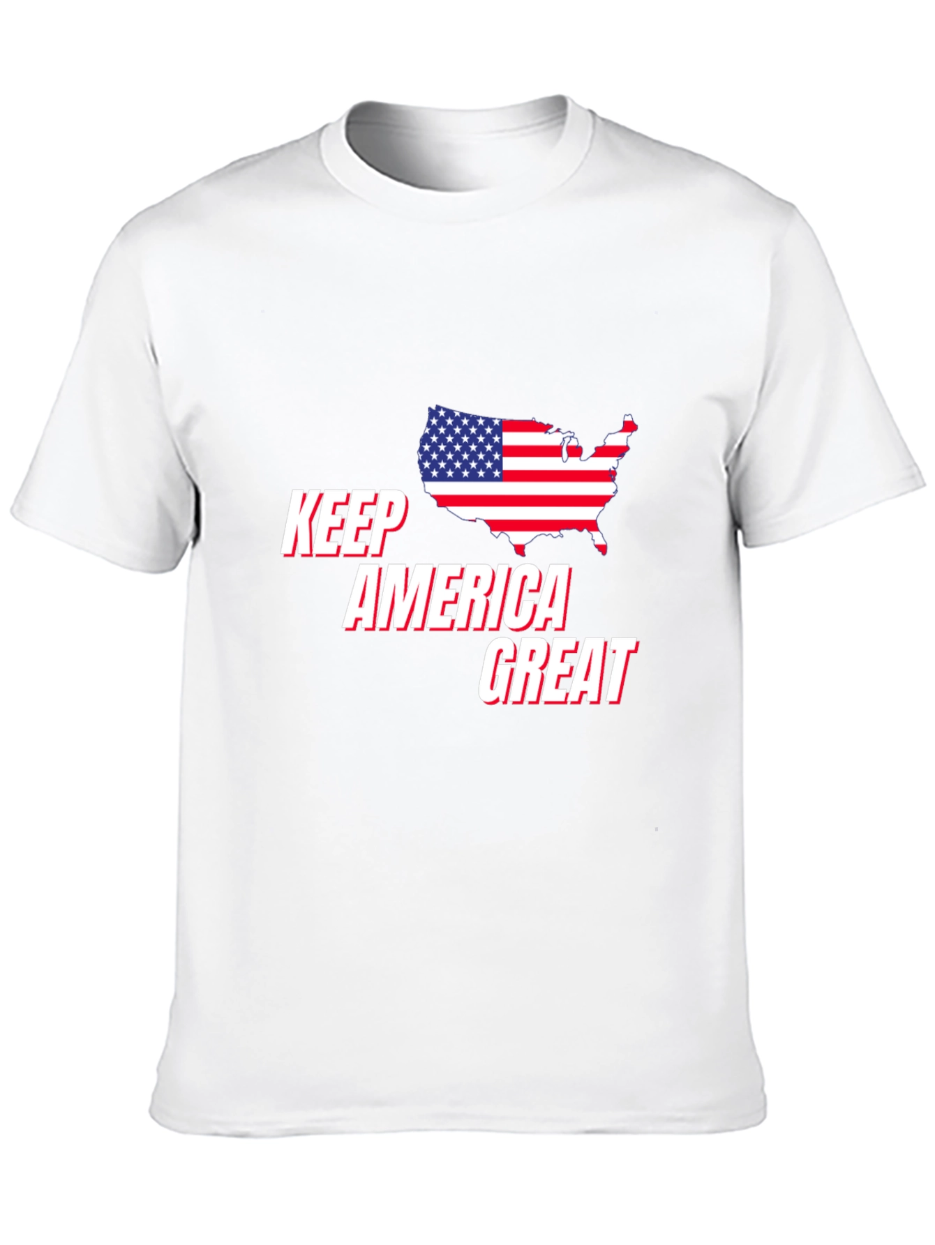 Keep America Great T-Shirt Patriotic USA Flag Graphic Tee