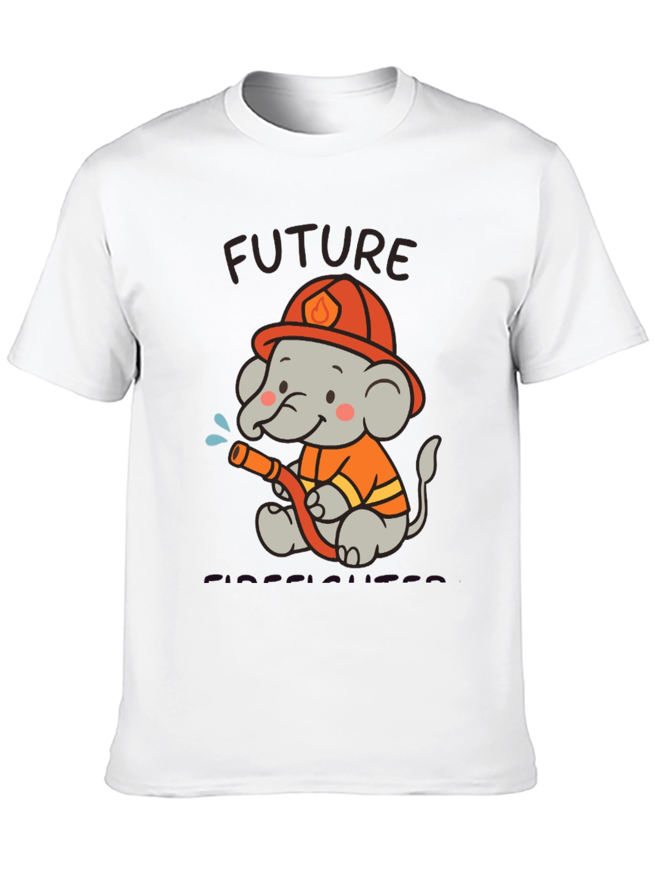 Future Firefighter Elephant T-Shirt