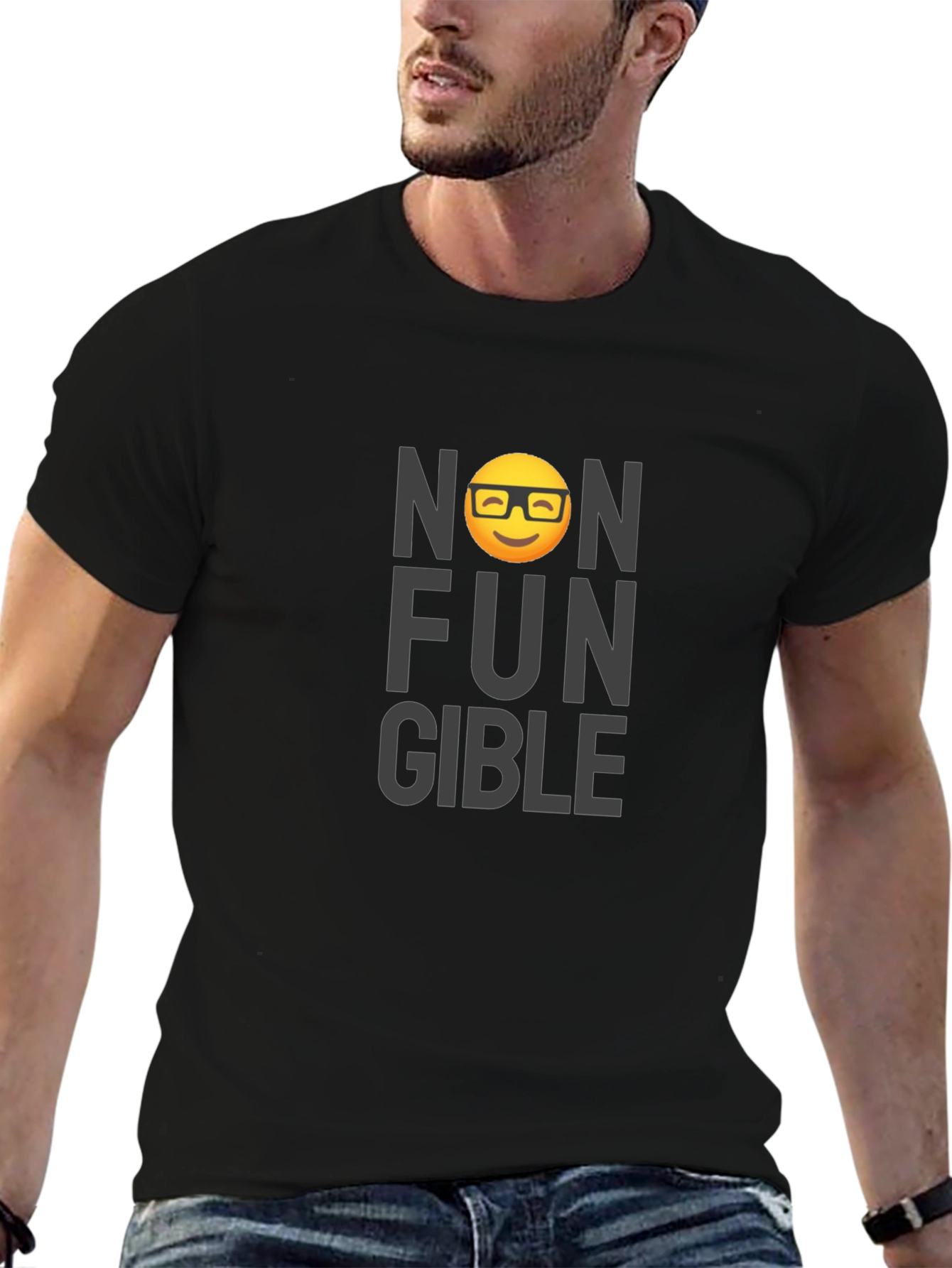 Non Fungible Tee - Nerdy Emoji Shirt