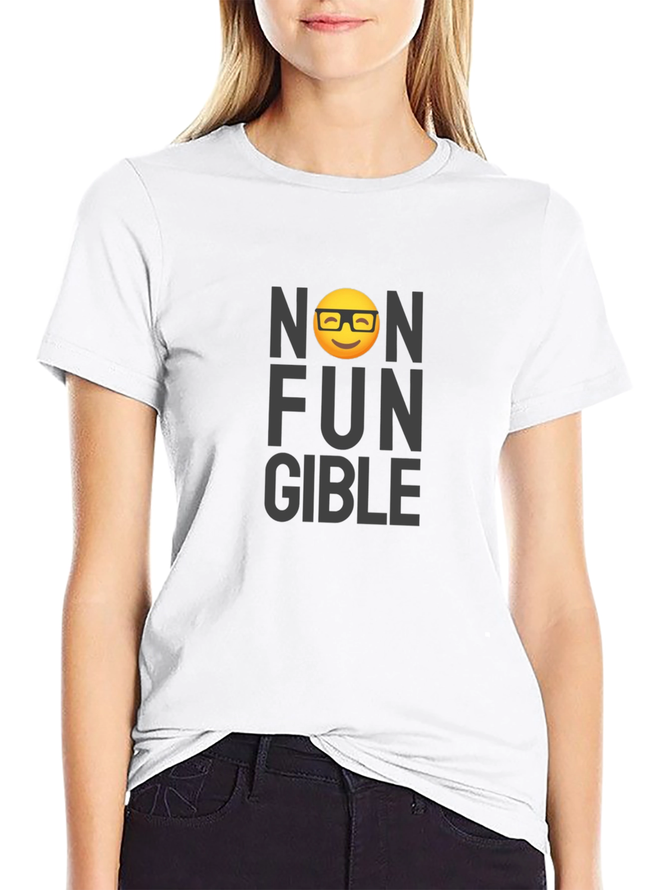 Non Fungible Tee - Nerdy Emoji Shirt