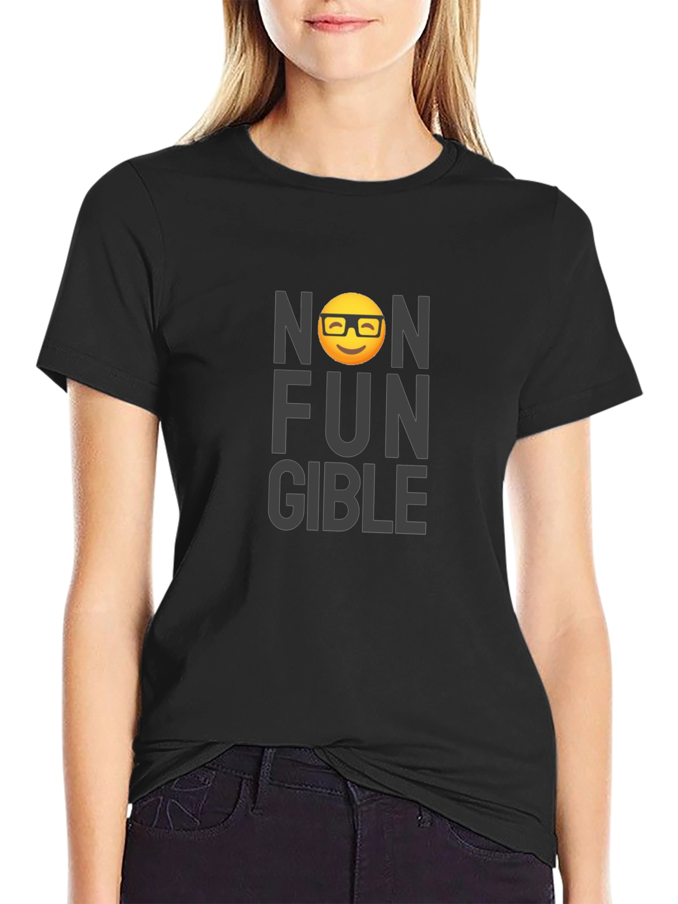 Non Fungible Tee - Nerdy Emoji Shirt