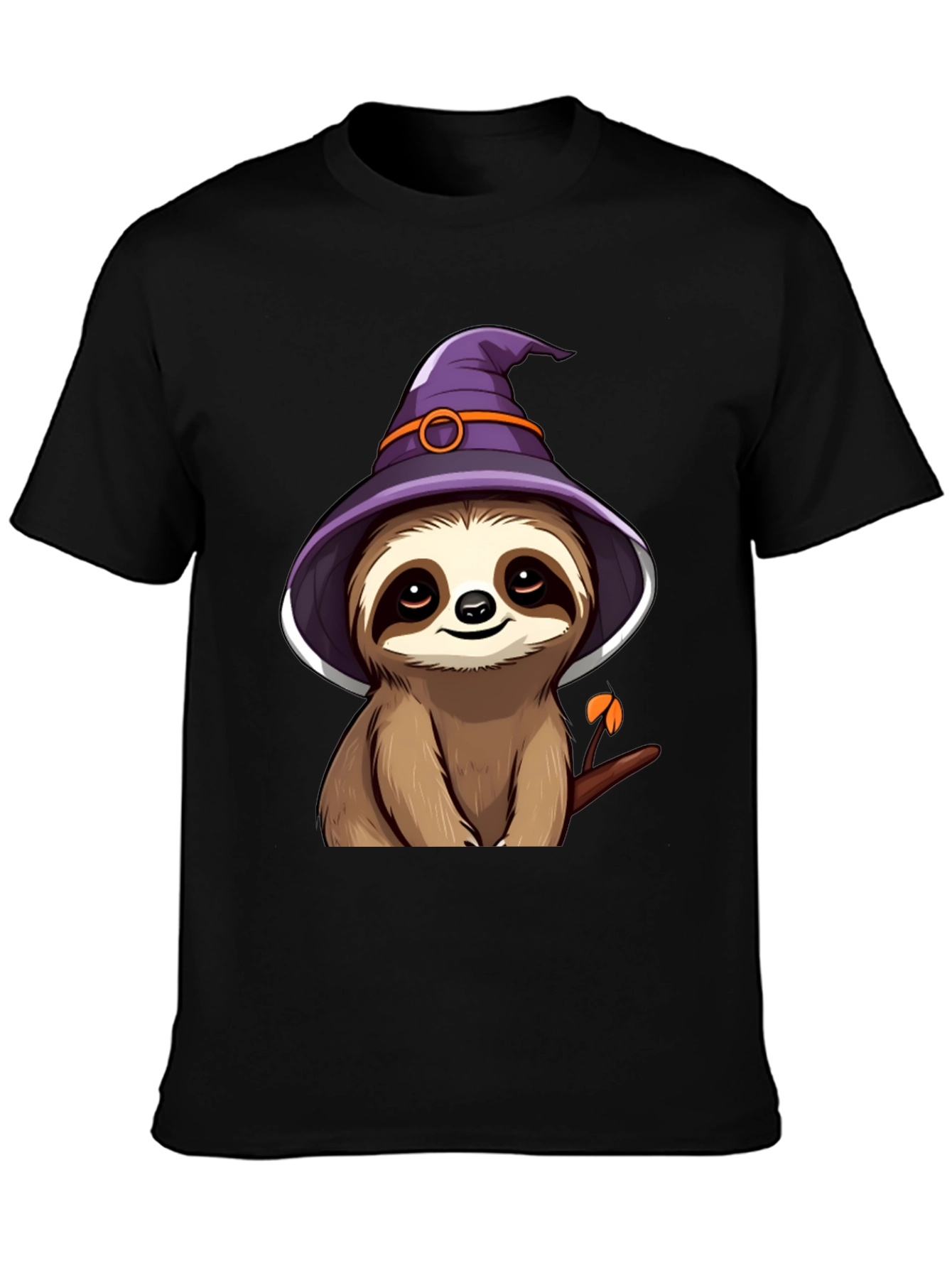 Sloth Witch T-Shirt: Spooky Season Style!