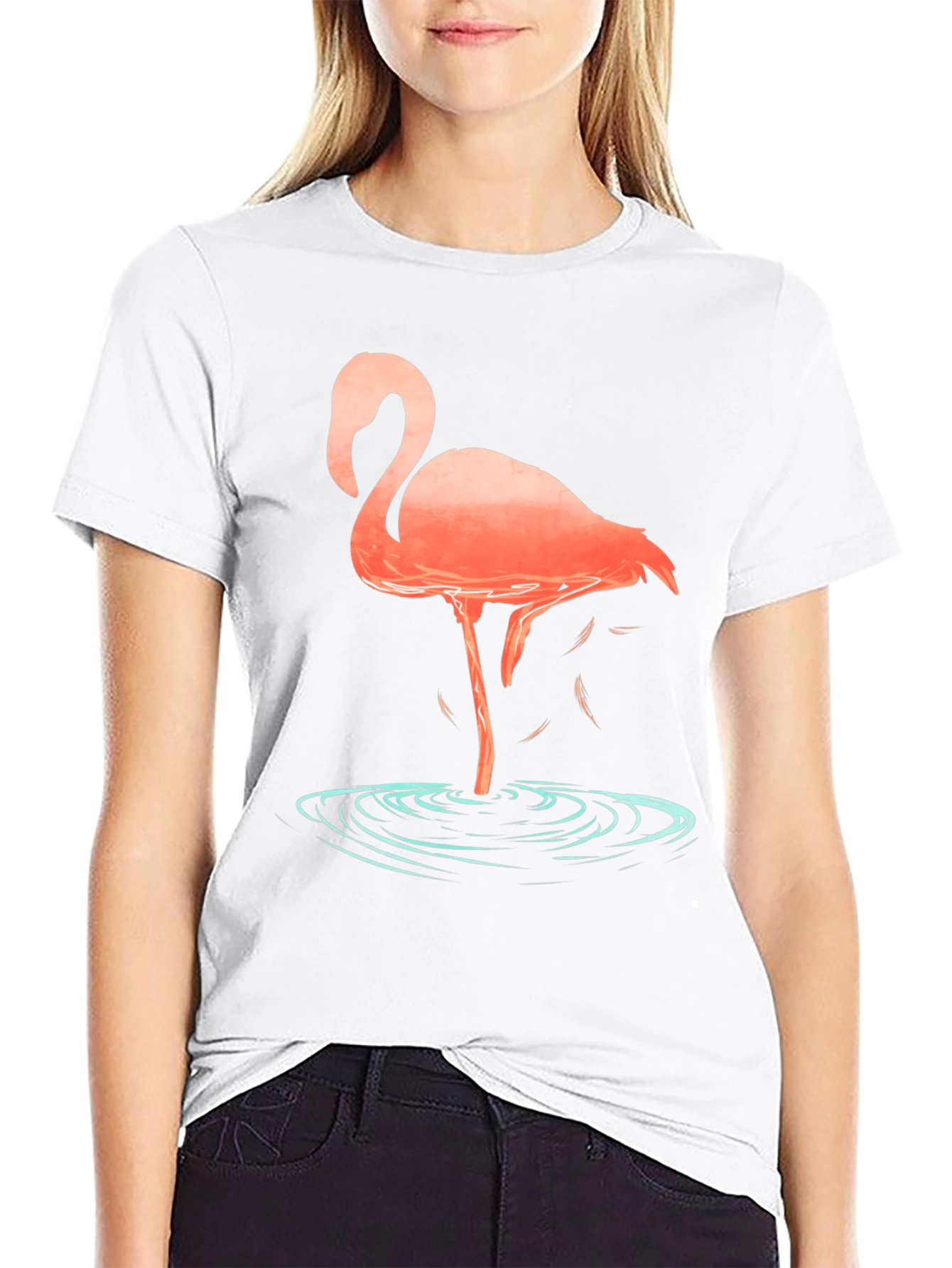 Flamingo Graphic T-Shirt - Cool Design